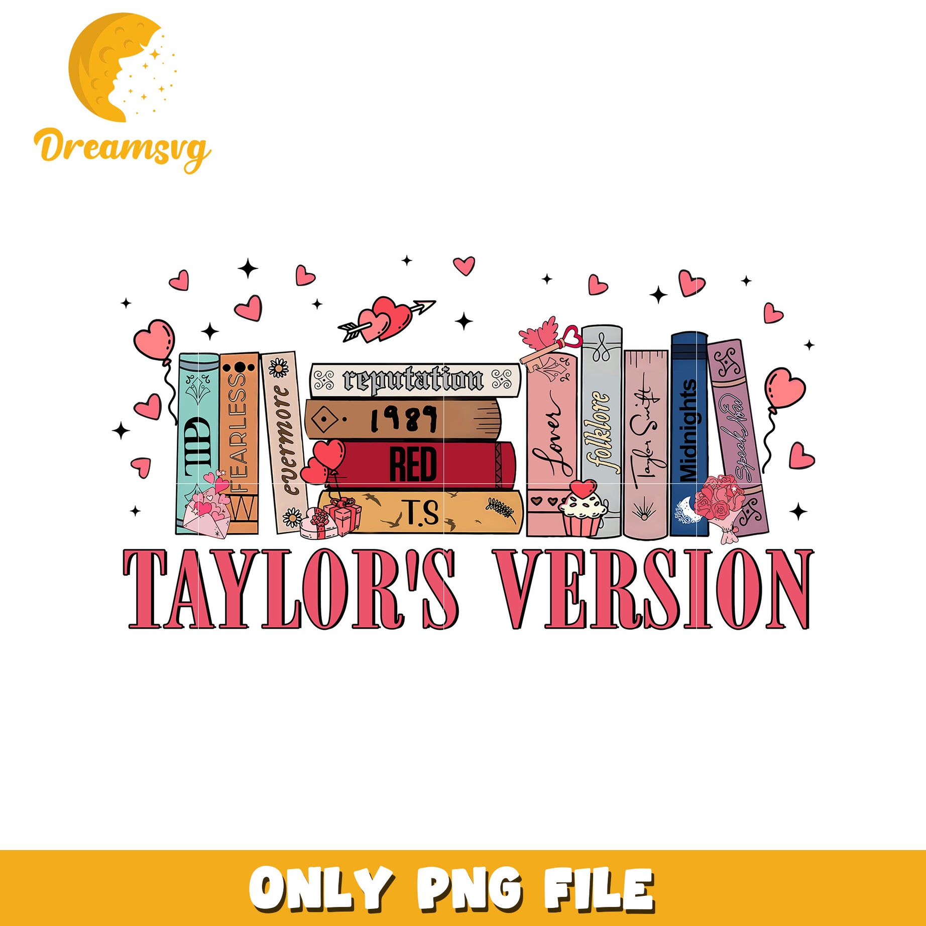 Taylors Version PNG Sublimation