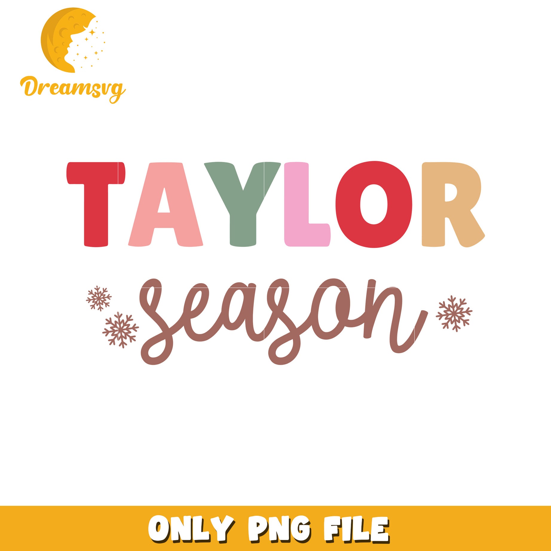 Taylor season christmas font design png, Taylor season png
