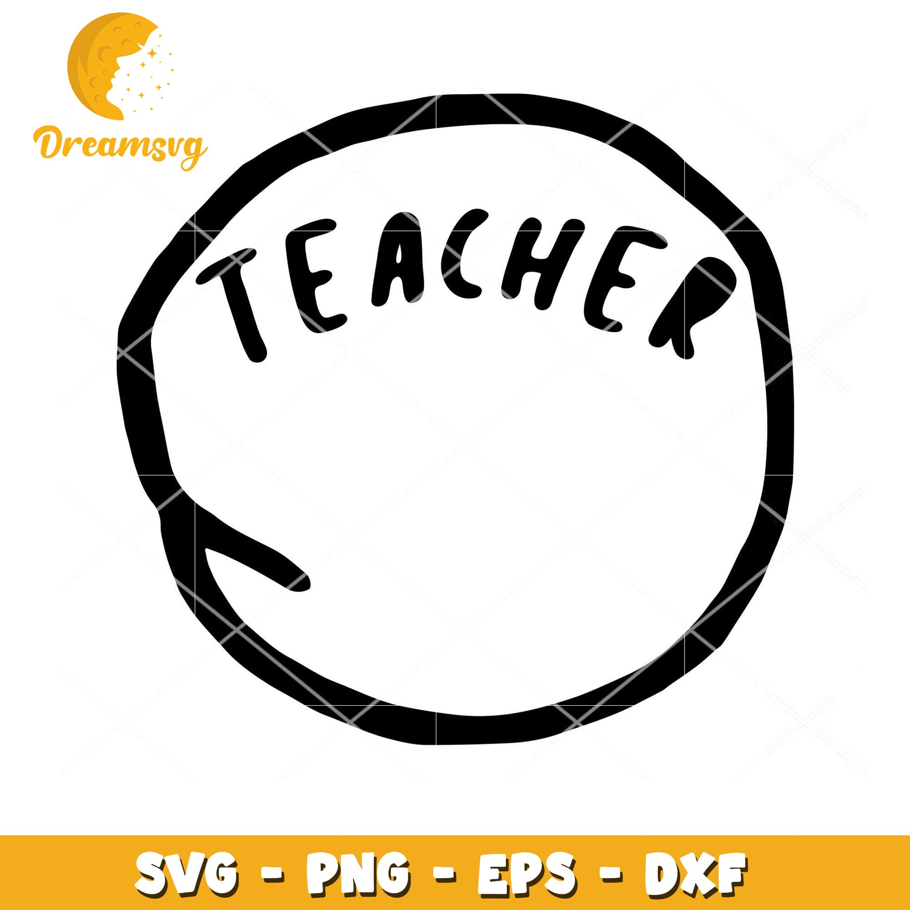 Teacher SVG Cut File