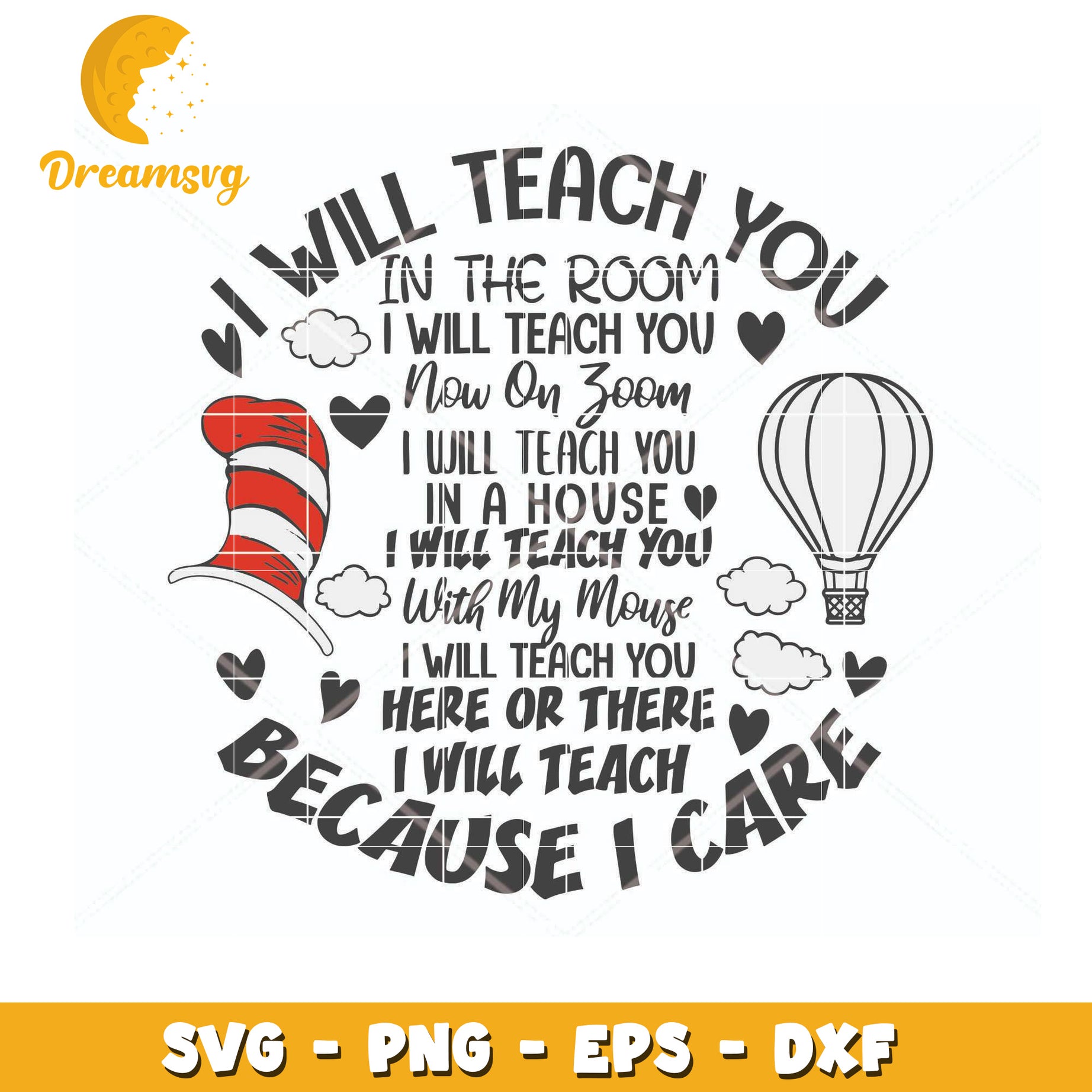 Teacher SVG Zoom Classroom Quote