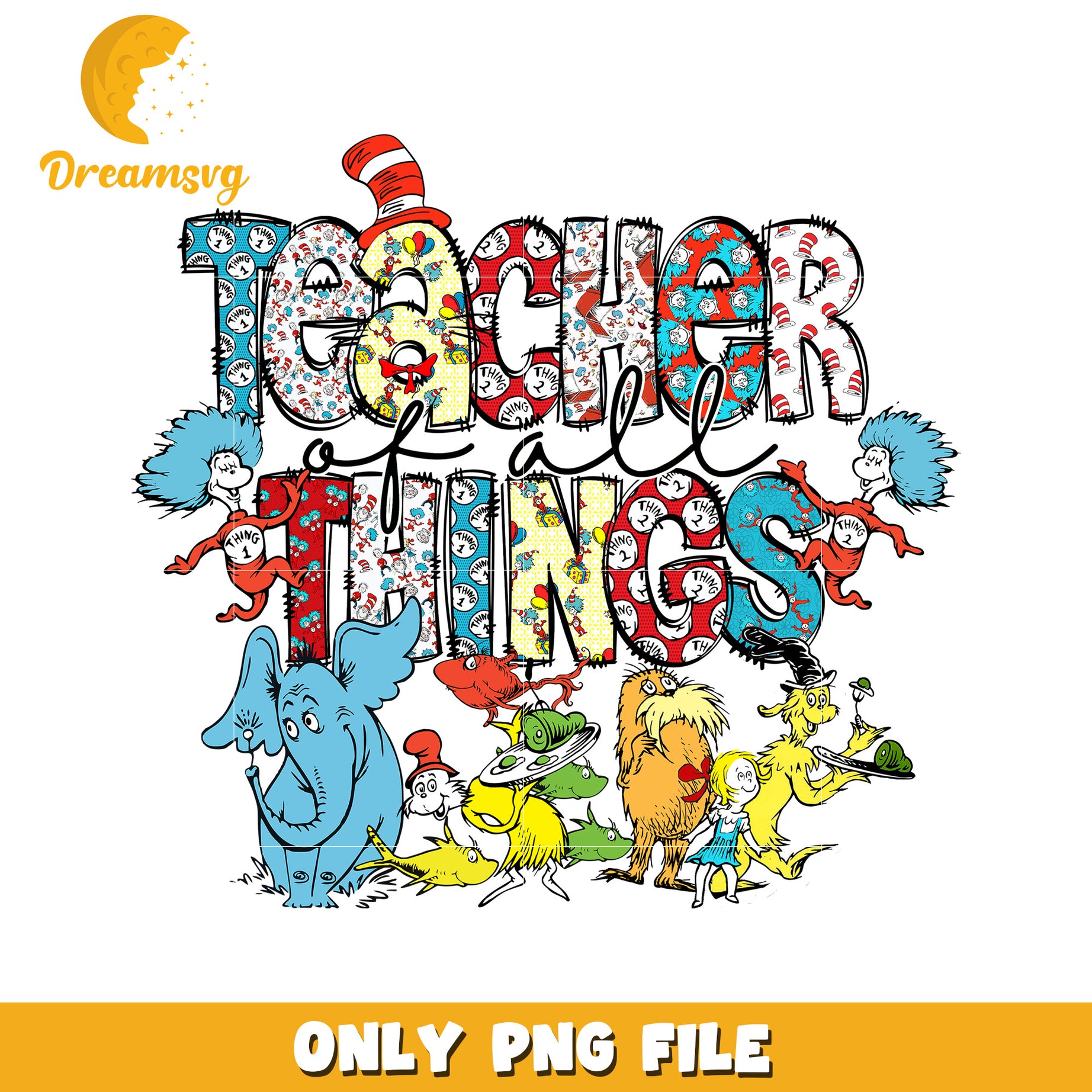 Teacher of All Things Fun PNG Design for Educators