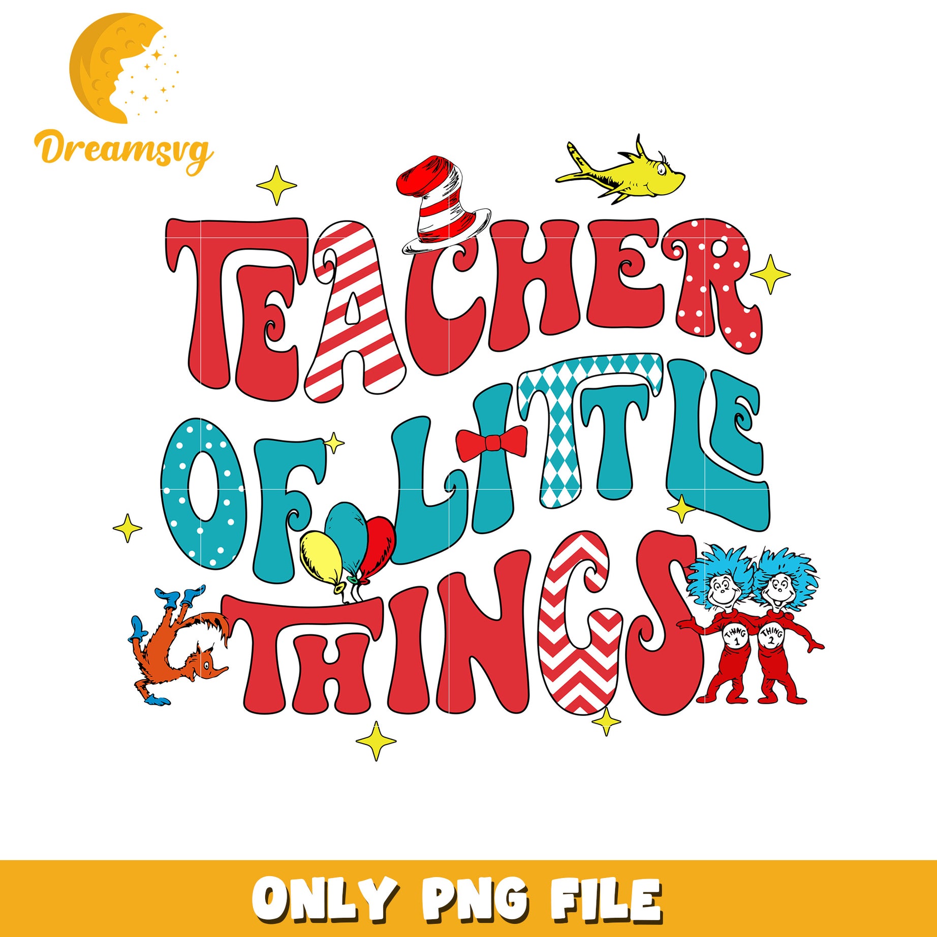 Teacher of Little Things PNG Design