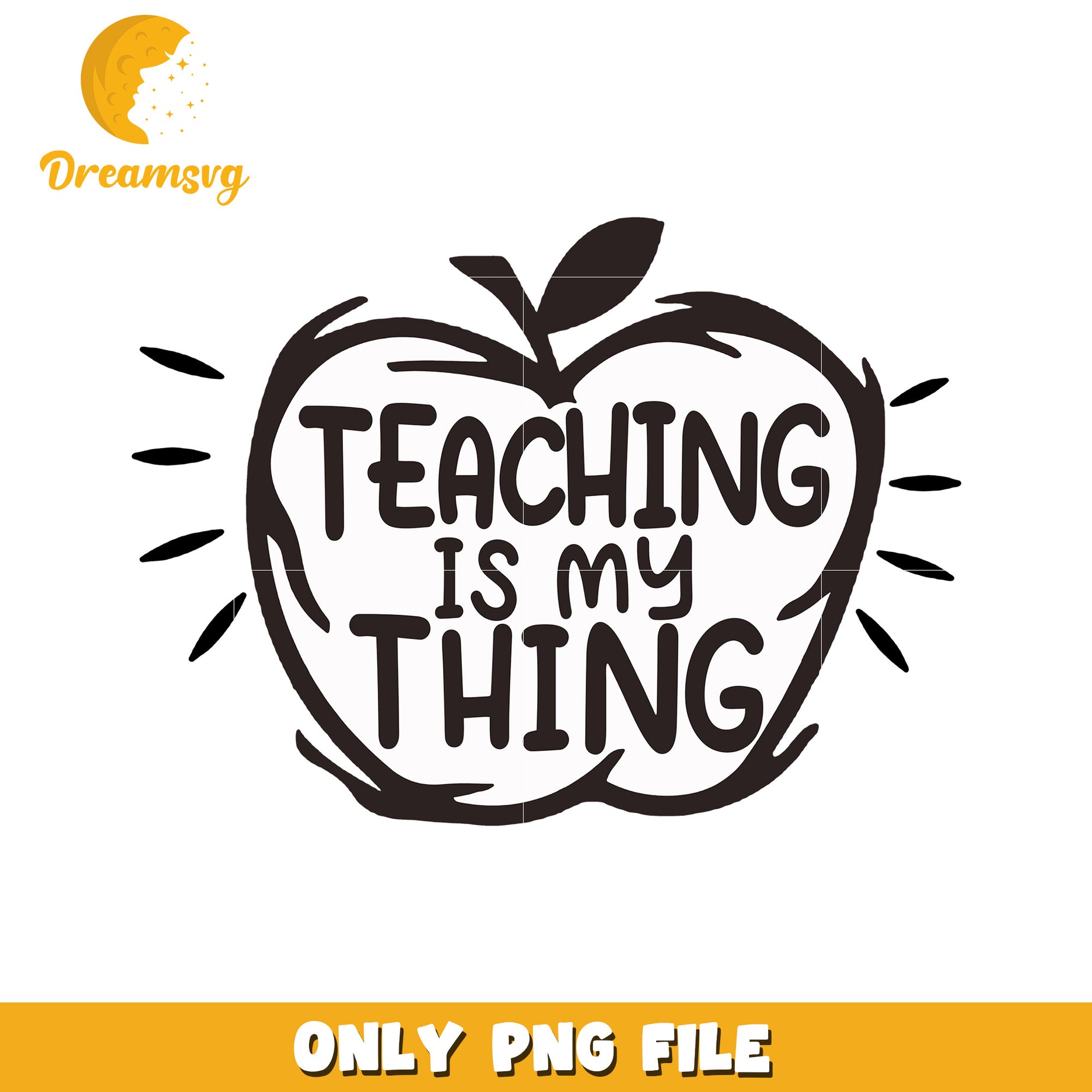 Teaching Is My Thing PNG Design