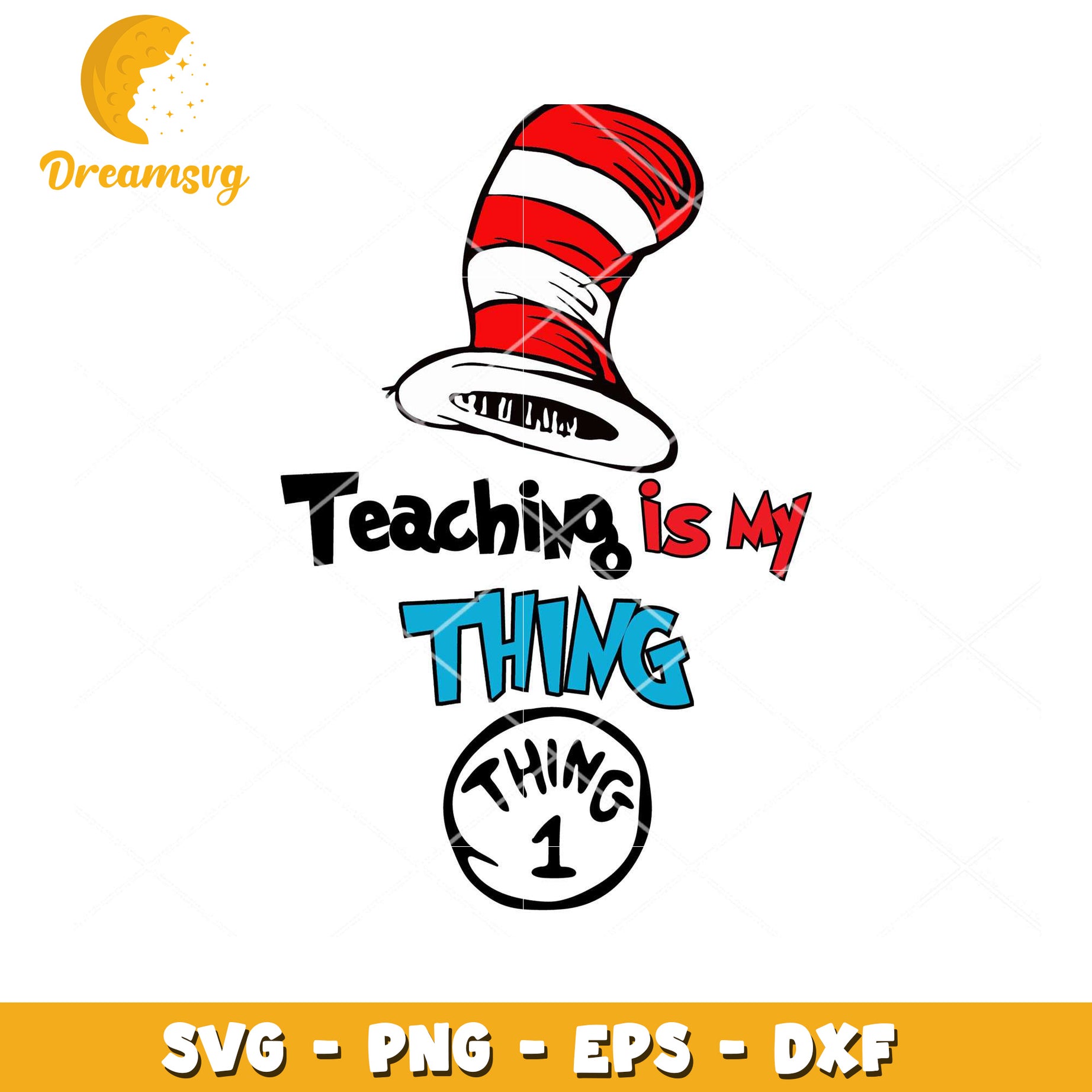 Teaching is My Thing SVG Download for Educators and Crafters