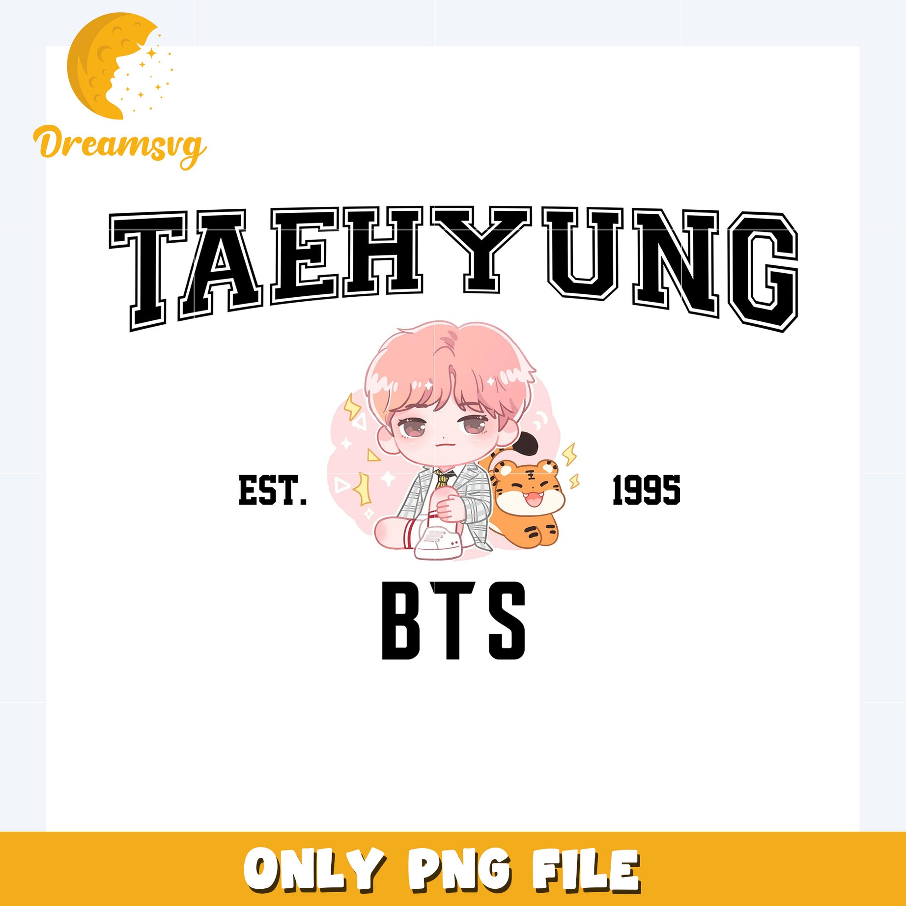 Teahyung black words png, bangtan boys png, bts members mascots​ png