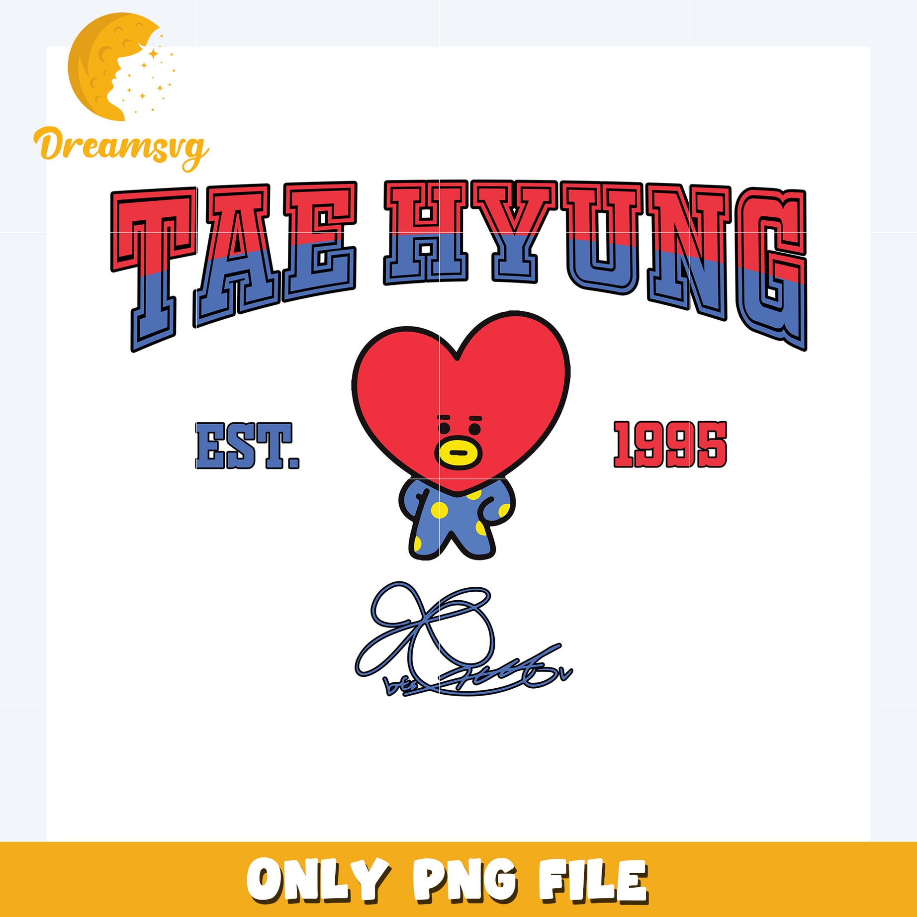 Tea hyung tata png, bts mascot png, bt21 characters png