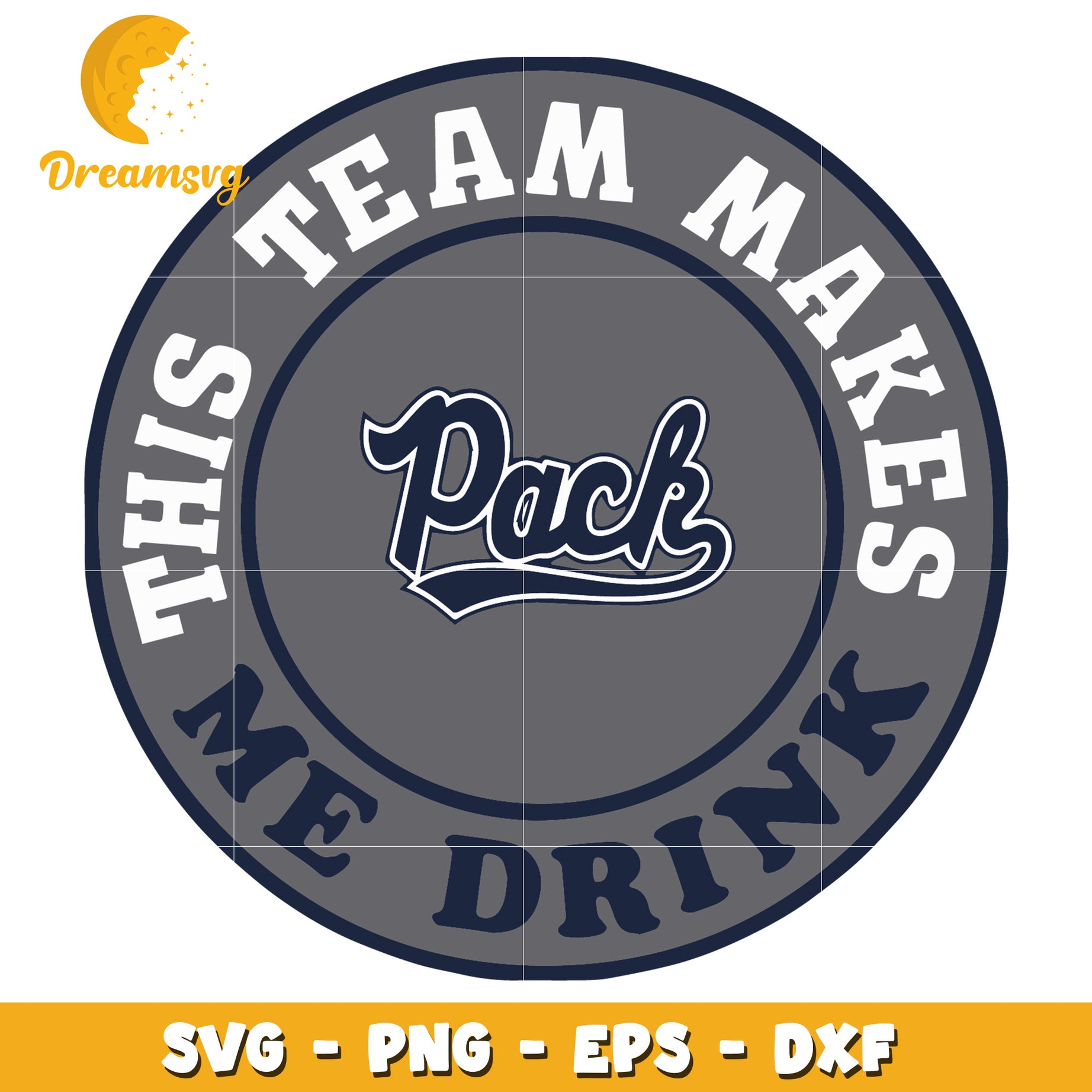 Team Makes Me Drink SVG Pack