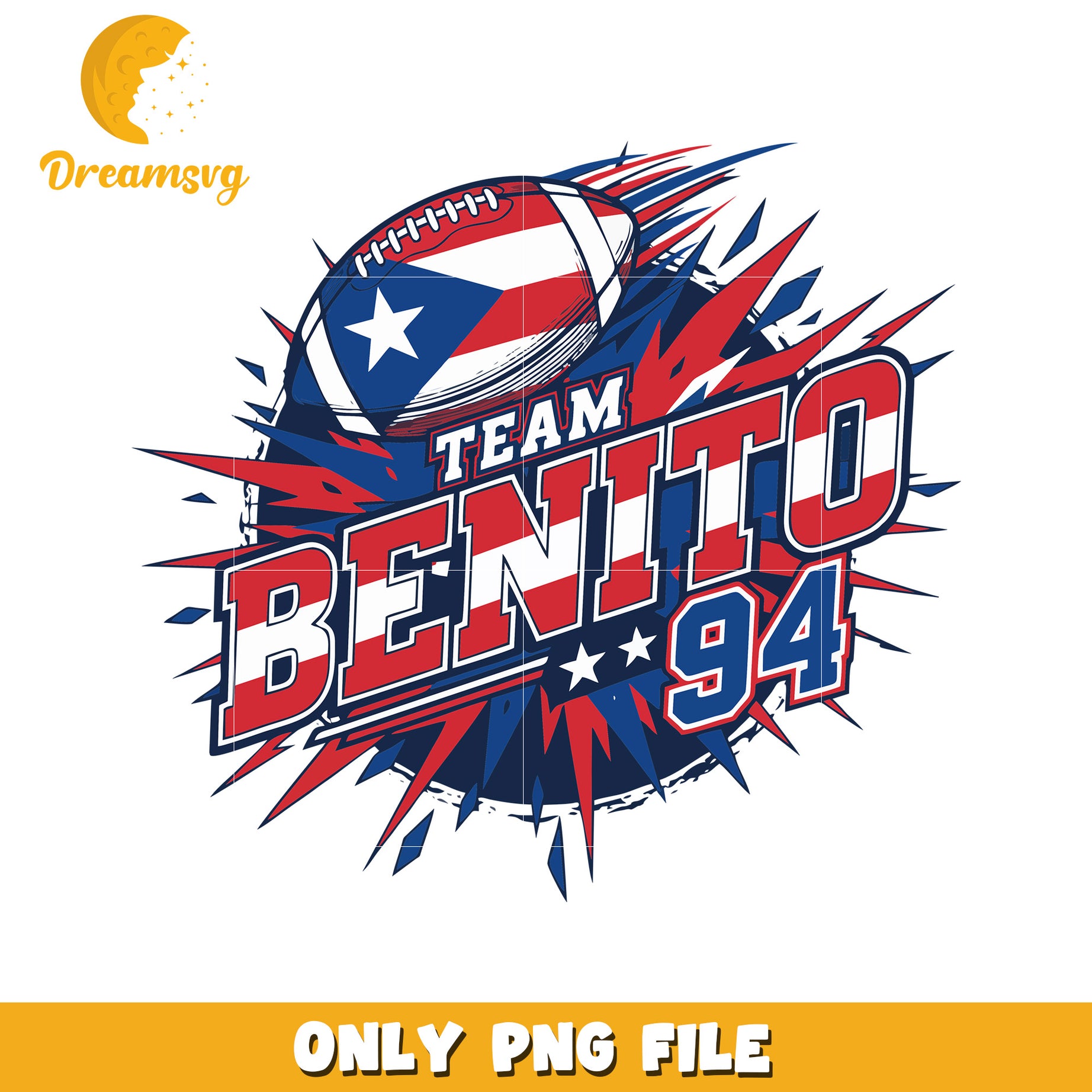 Team benito 94, super bowl lix png, bad bunny png