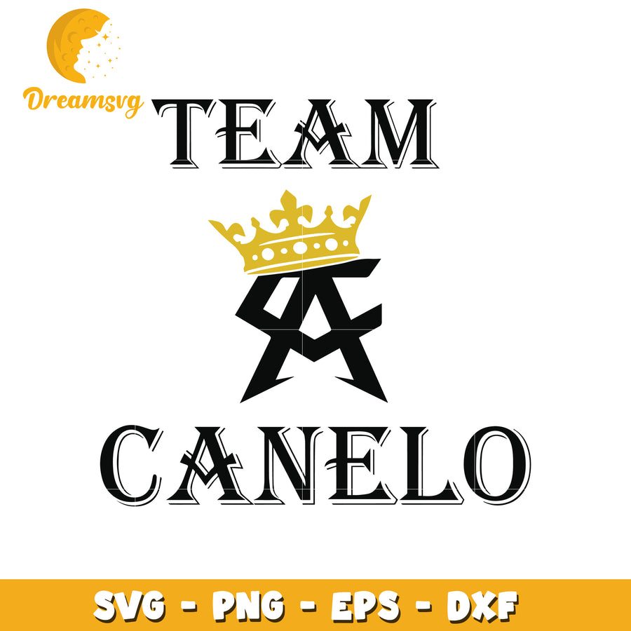 Team canelo basic logo design svg, logo design svg, team canelo svg