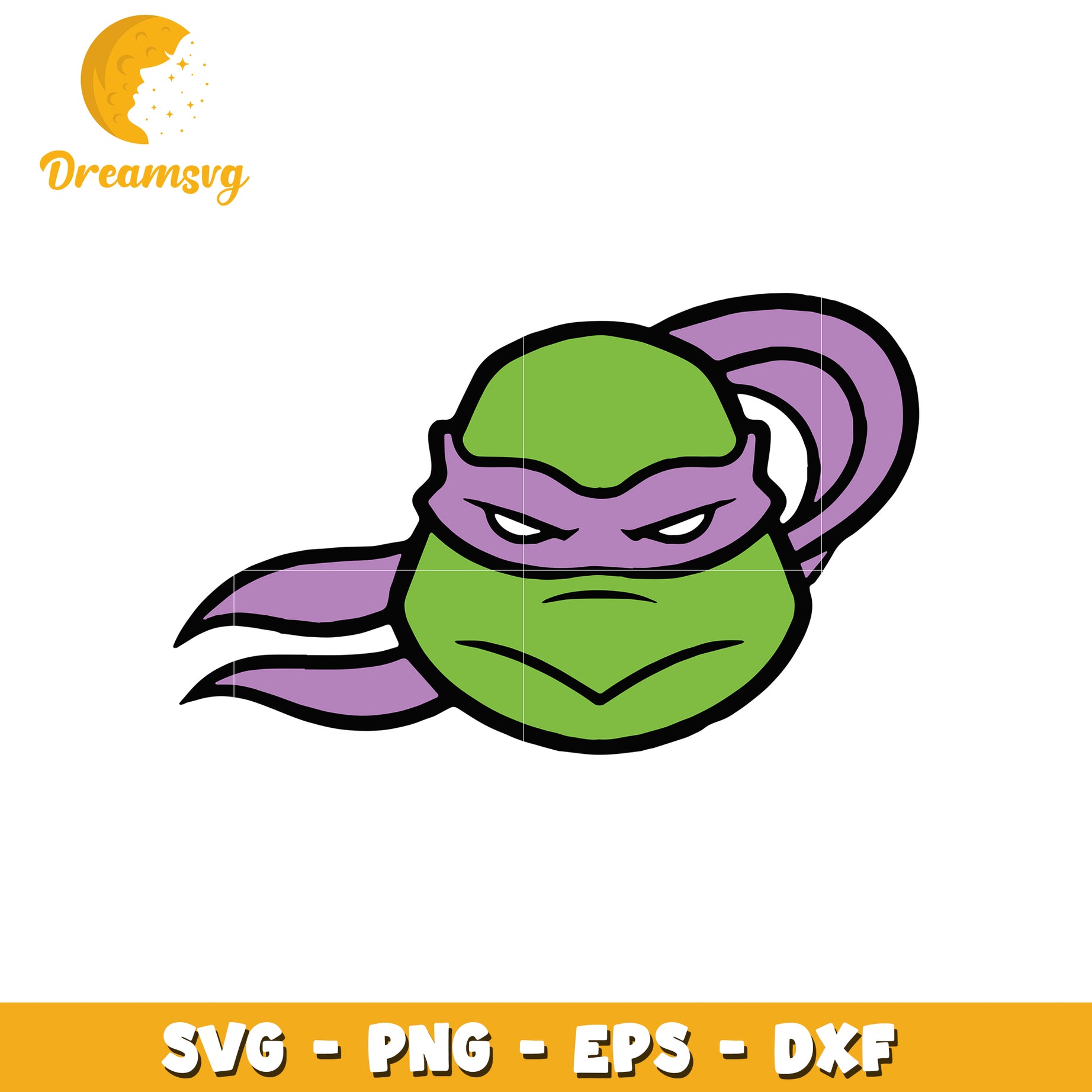 Teenage Mutant Ninja Turtle Donatello SVG PNG EPS DXF