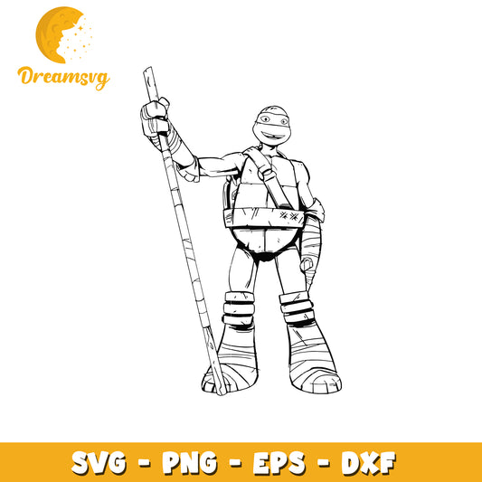 Teenage Mutant Ninja Turtle SVG Clipart for Crafts