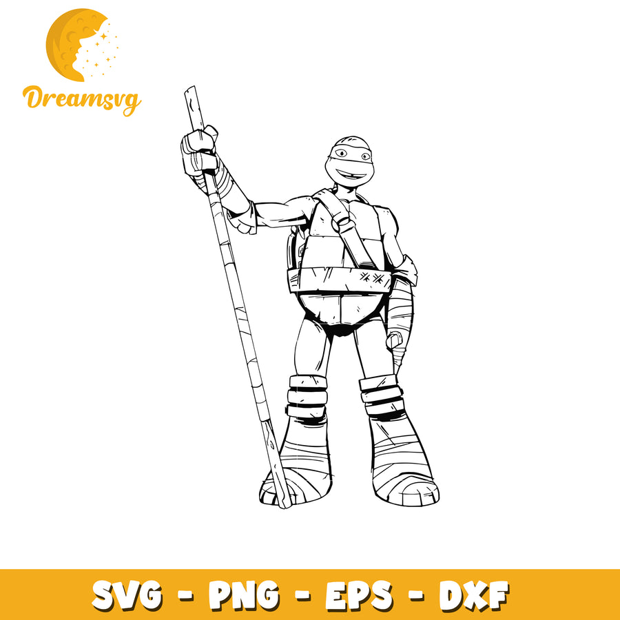 Teenage Mutant Ninja Turtle SVG Clipart for Crafts