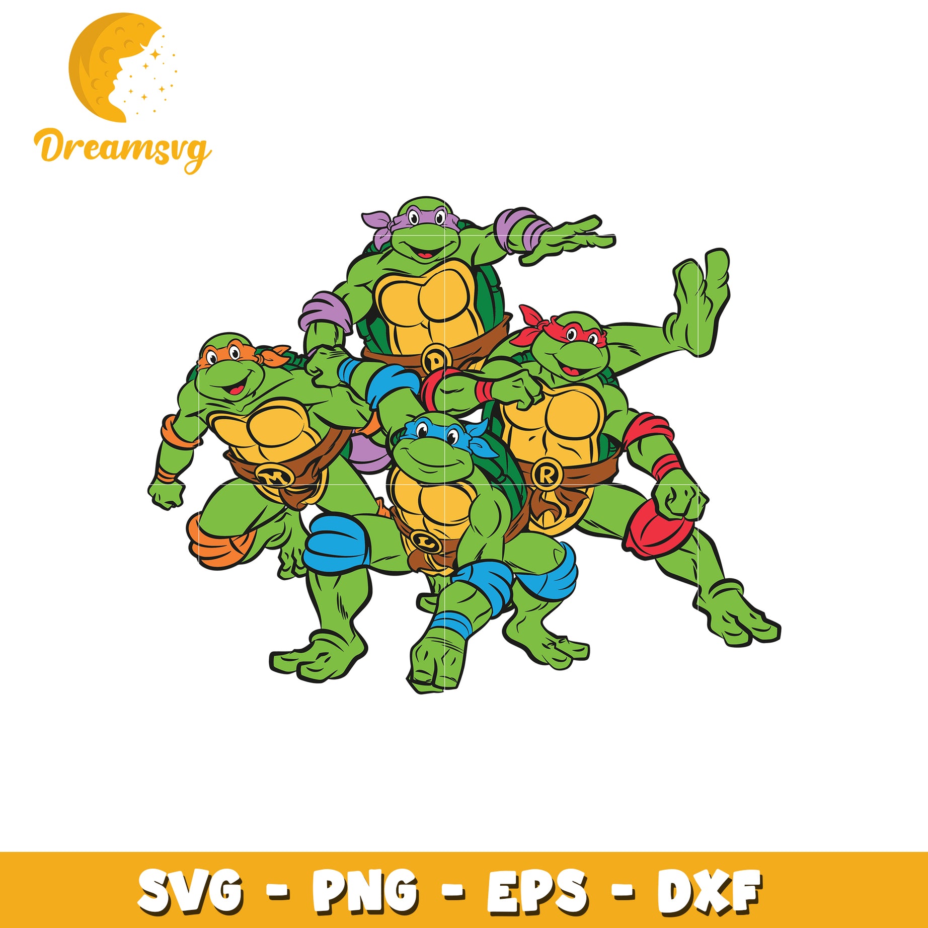 Teenage Mutant Ninja Turtles SVG Bundle