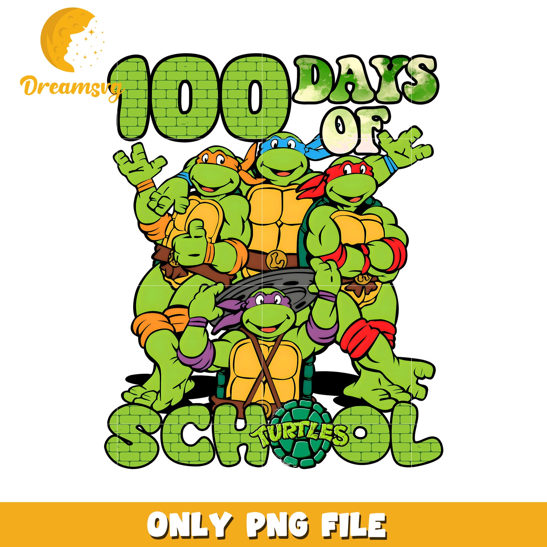 Teenage Mutant Turtles 100 Days School