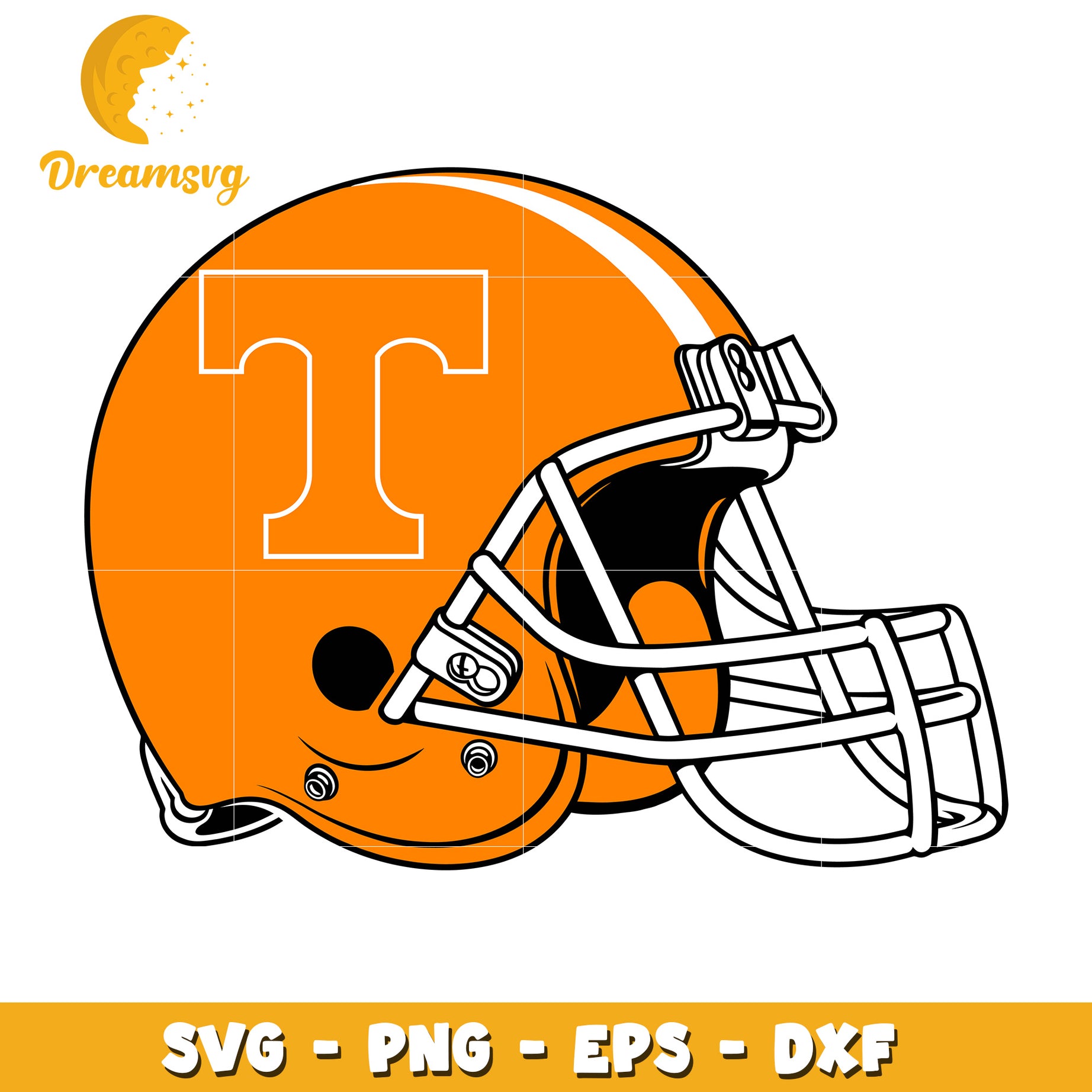 Tennessee Football Helmet SVG PNG EPS DXF