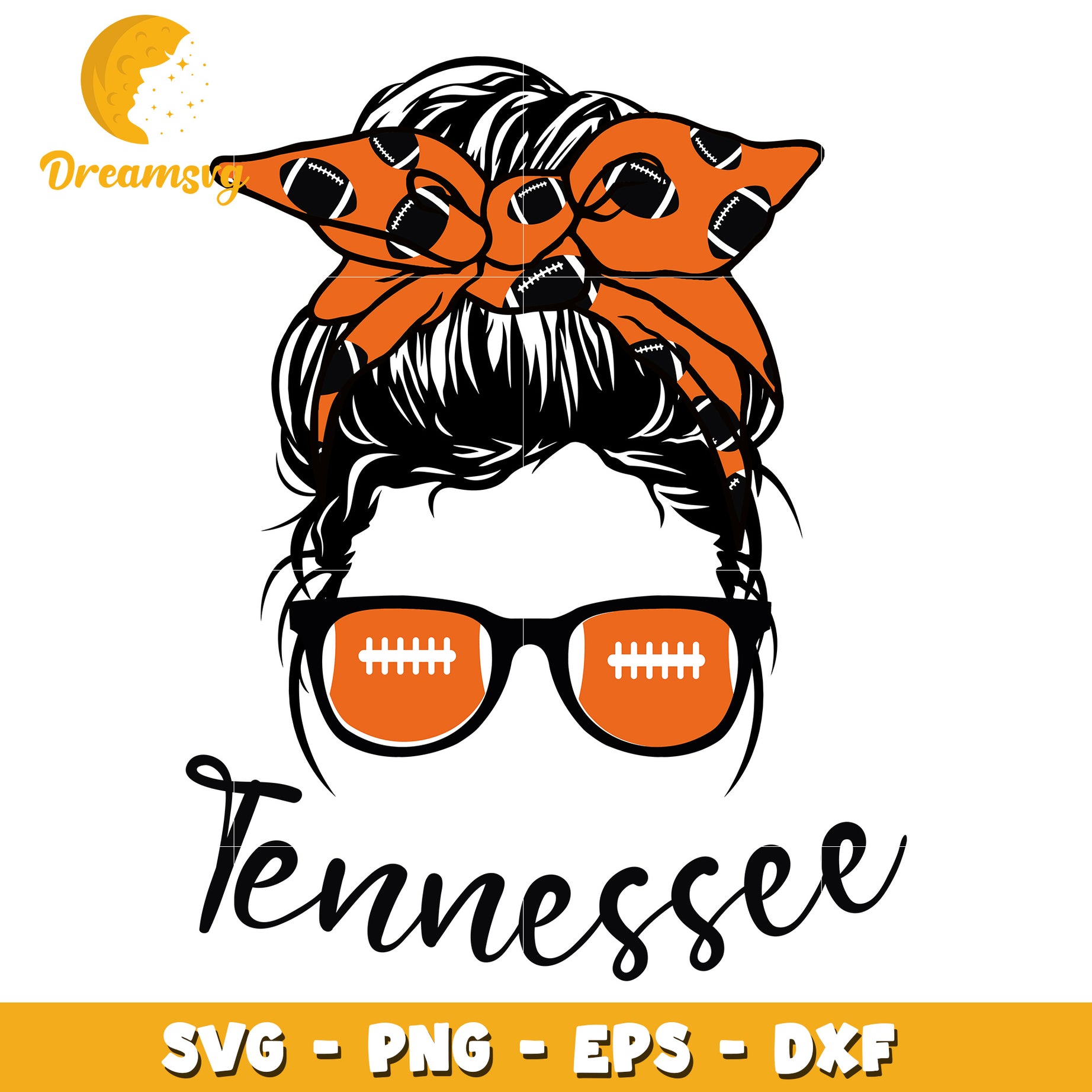 Tennessee Football Mom SVG Cut File