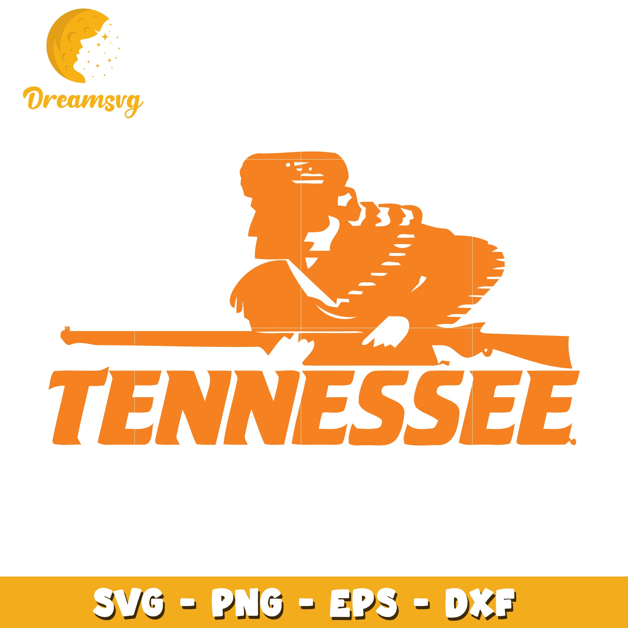 Tennessee Vintage Hunter SVG Design for Crafts and Projects