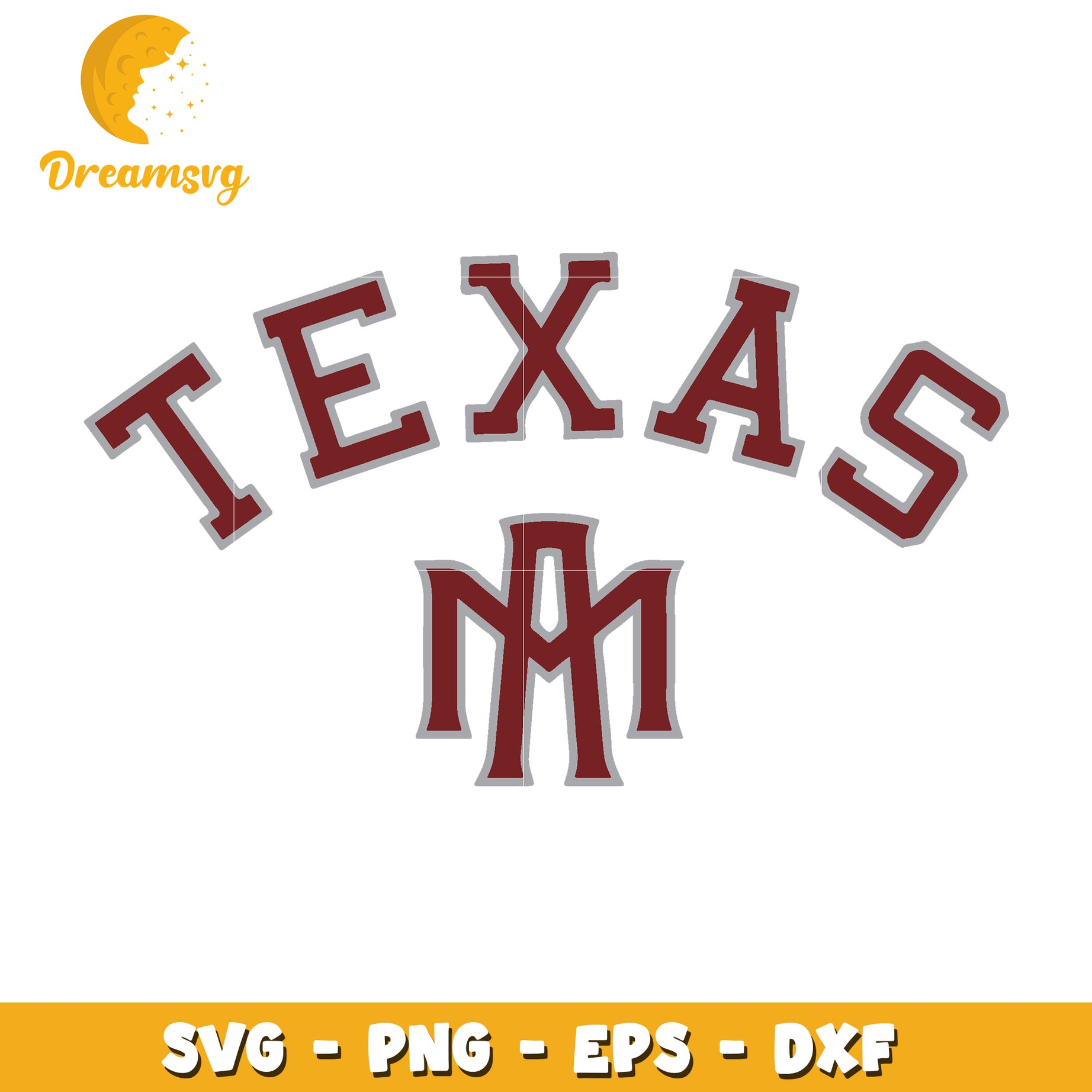 Texas A&M SVG PNG EPS DXF Files