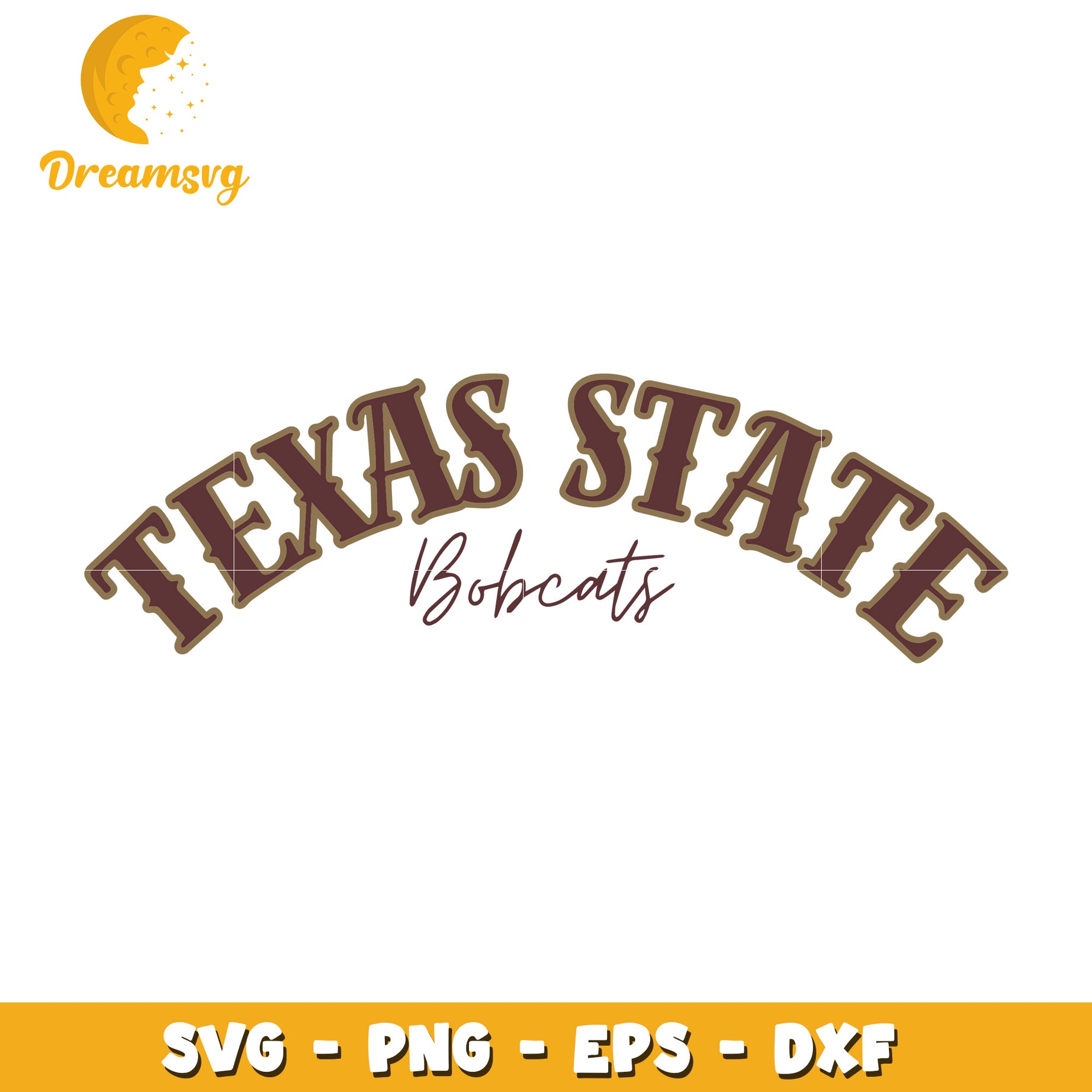 Texas State Bobcats SVG Design for Creative Projects and Crafts