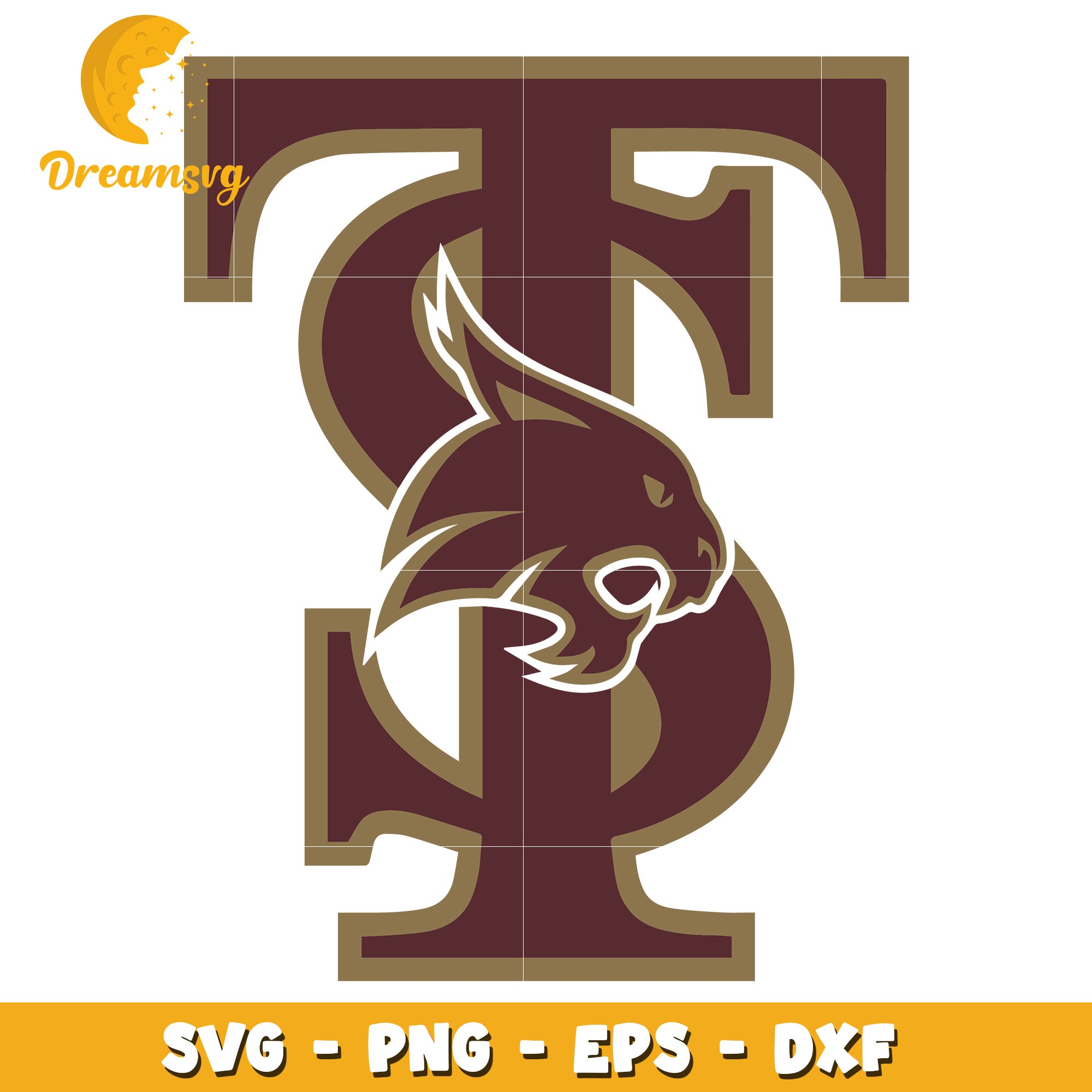 Texas Tech Wildcat SVG PNG EPS DXF