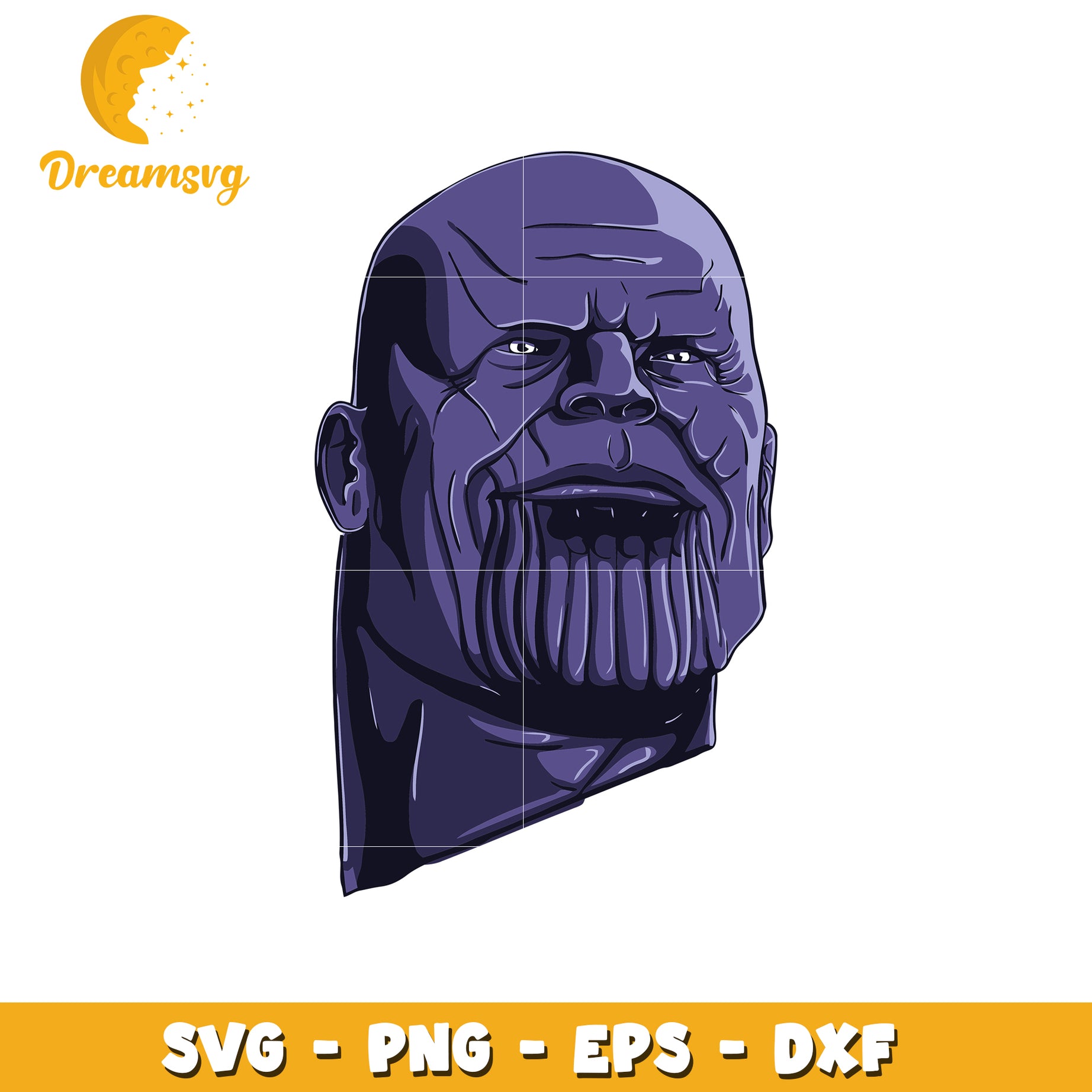 Thanos SVG PNG, EPS, DXF Files for Crafts