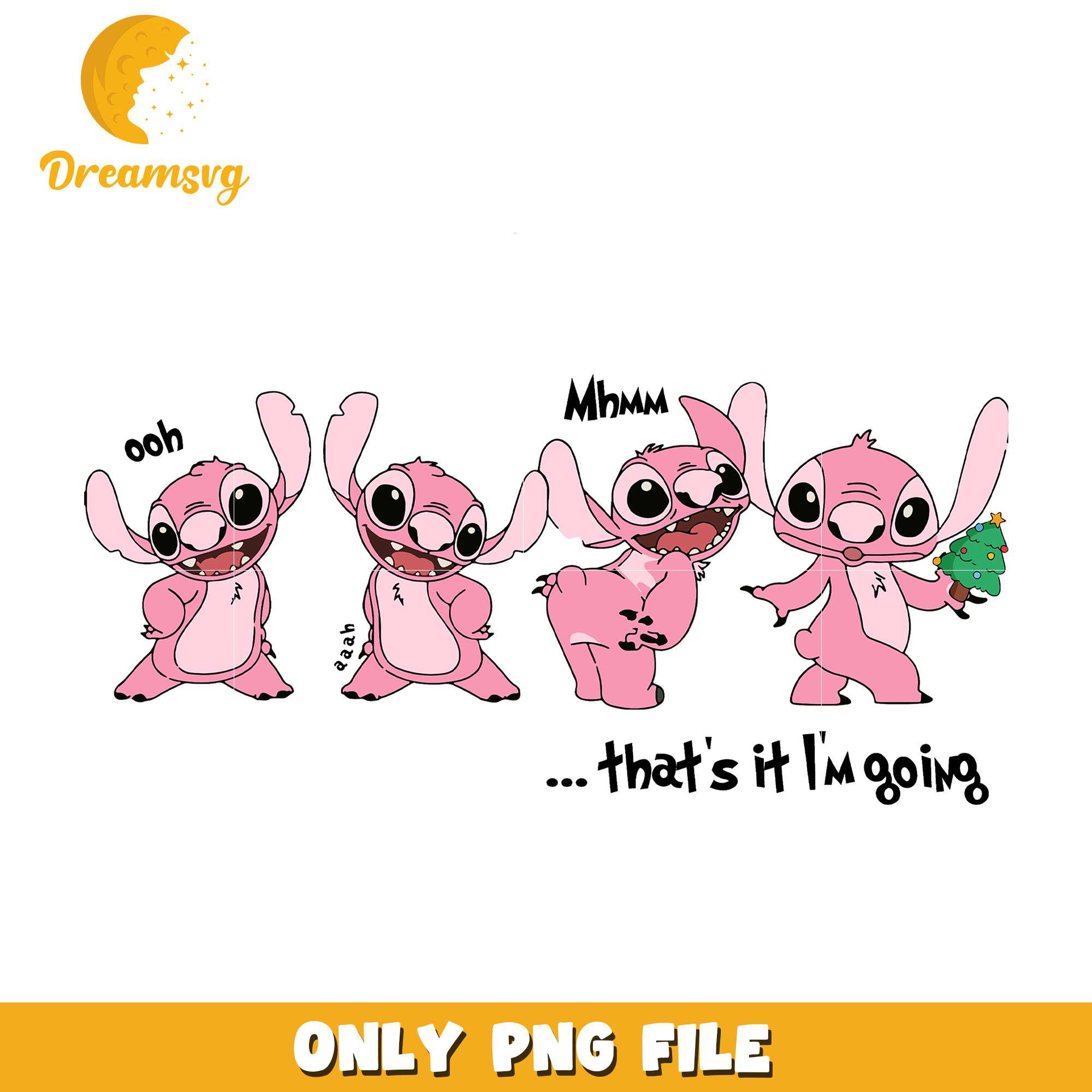 That is it im going stitch christmas png, stitch png, christmas png