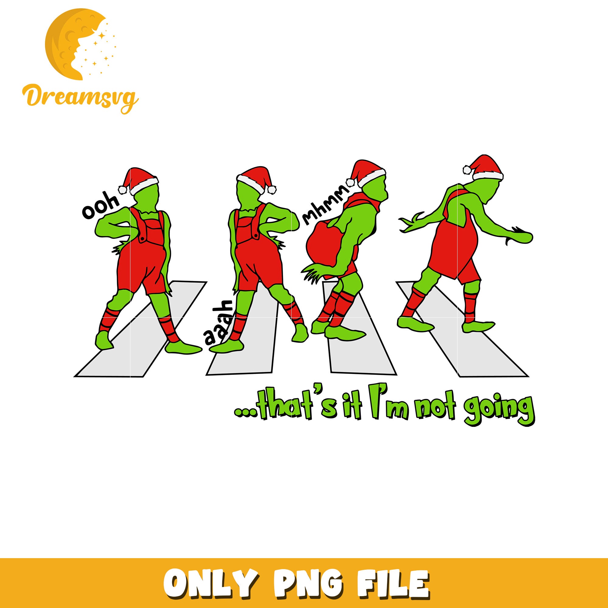 That's it im not going png, christmas cartoon png, grinch funny png