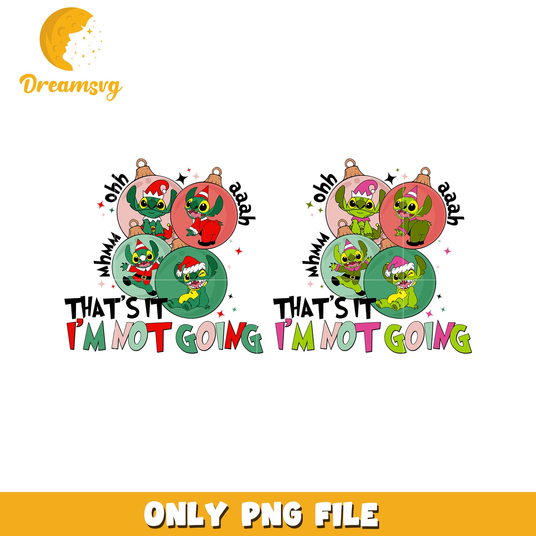 That's it im not going png, grinchy png, spirit christmas png