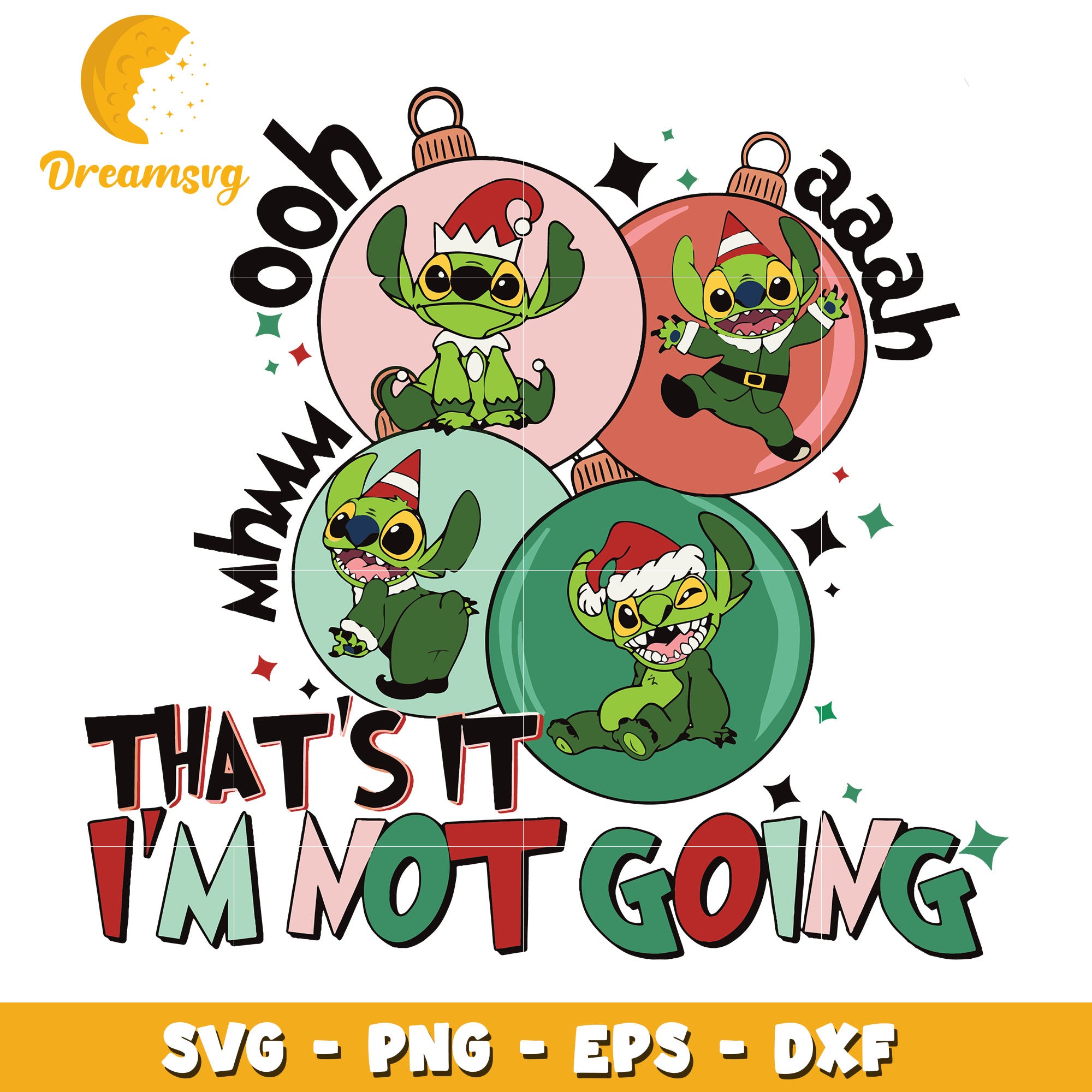 Thats It Im Not Going Grinch Stitch svg, Stitch svg, christmas svg ...