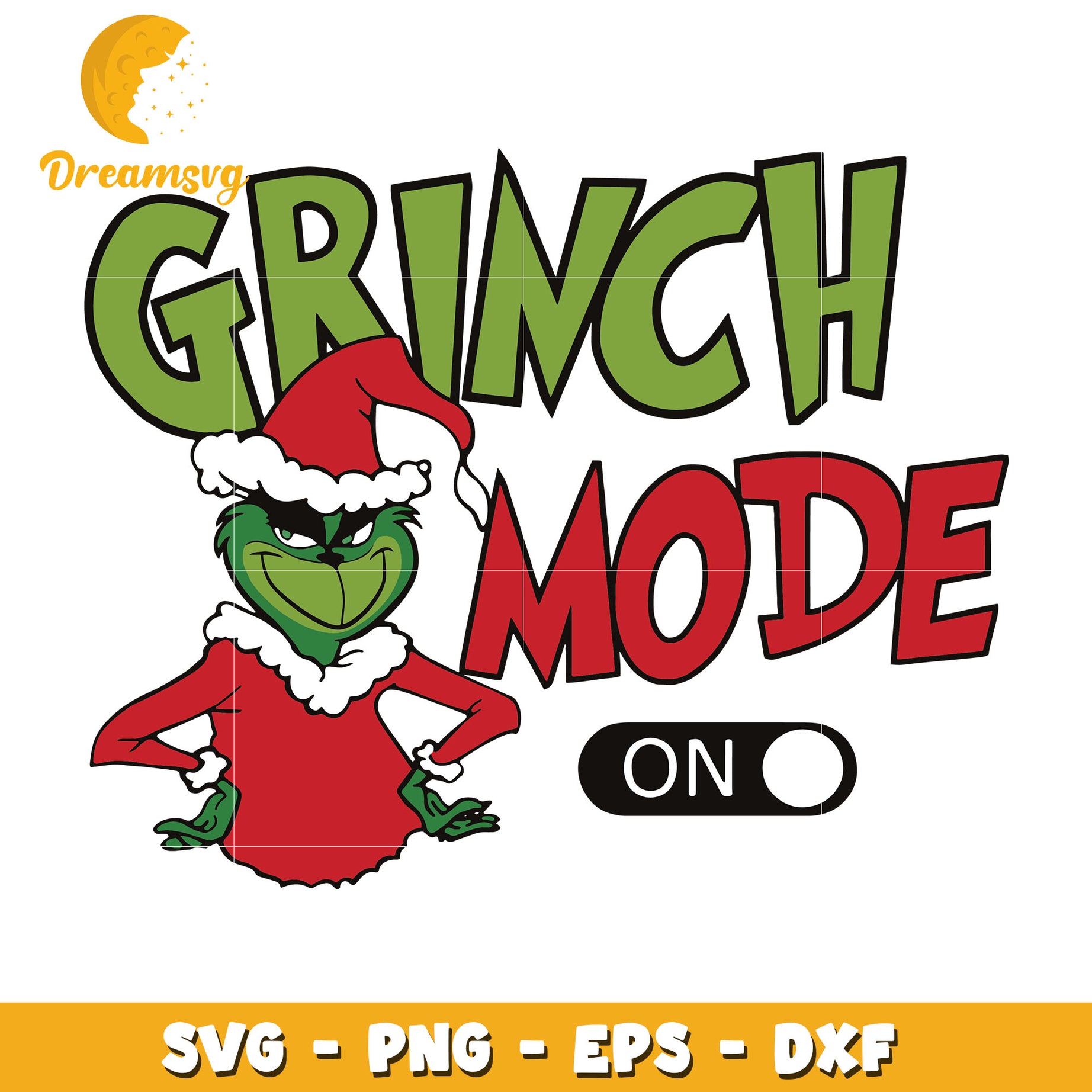 The Grinch mode on svg, Grinch santa hat svg, christmas svg