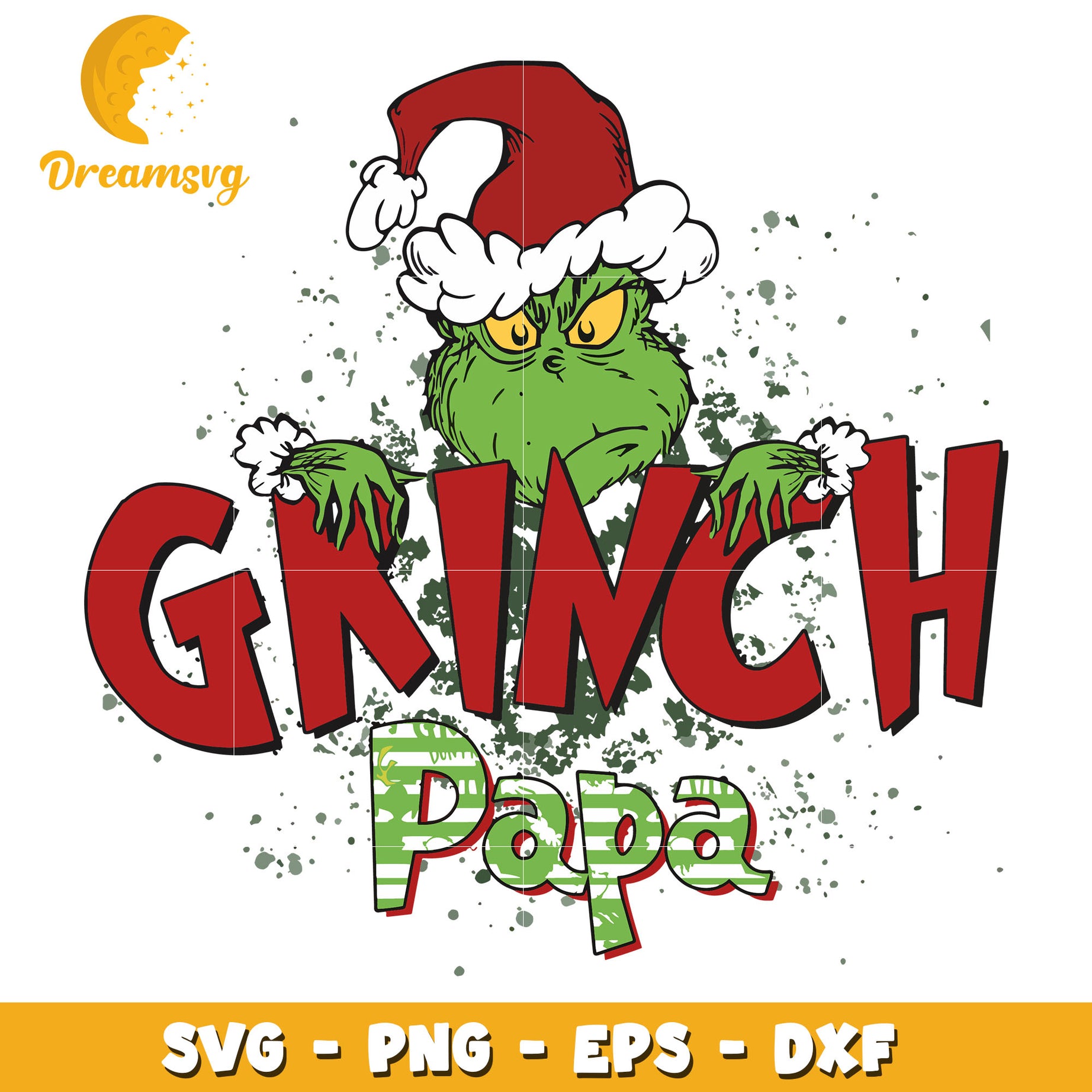 The Grinch papa christmas day svg, Grinch svg, christmas svg