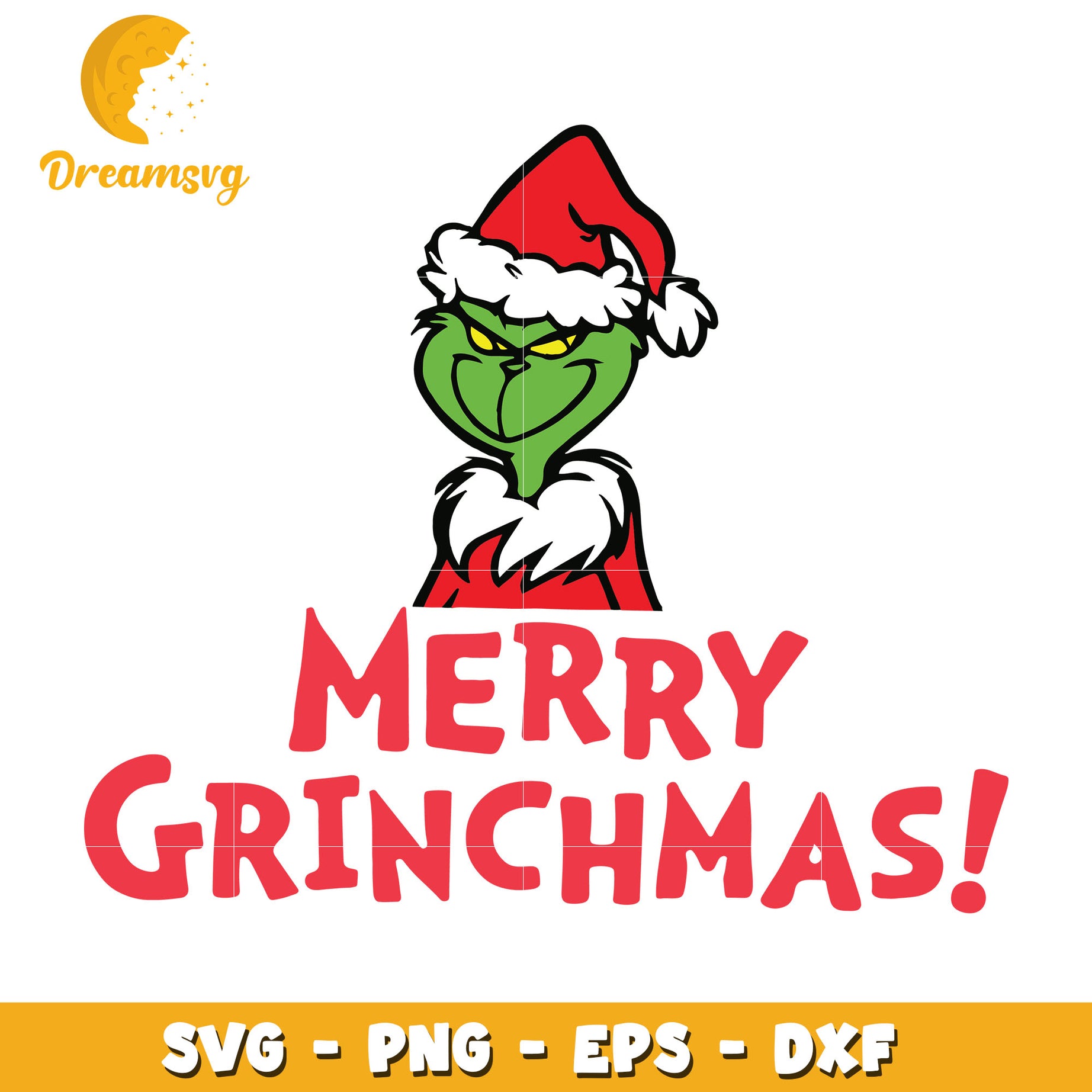 The Grinch santa hat svg, Merry Grinchmas svg, Christmas svg