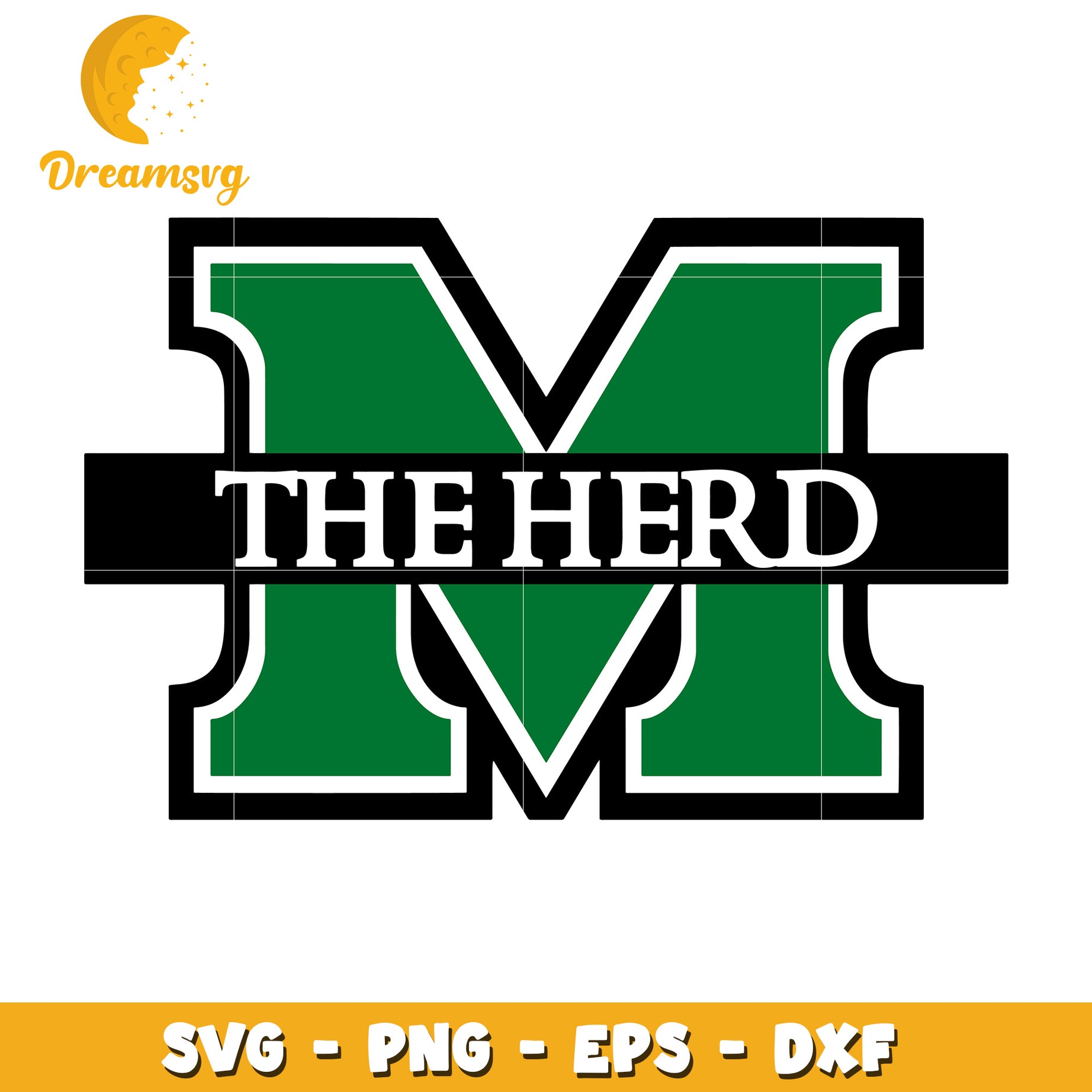 The Herd SVG Cut File Monogram