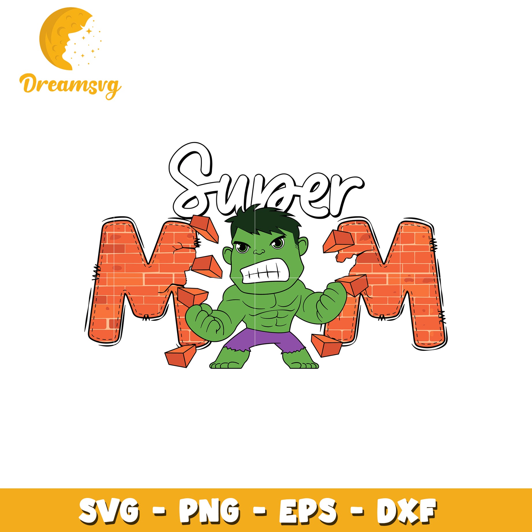 The Hulk super mom svg, avengers characters svg, marvel svg