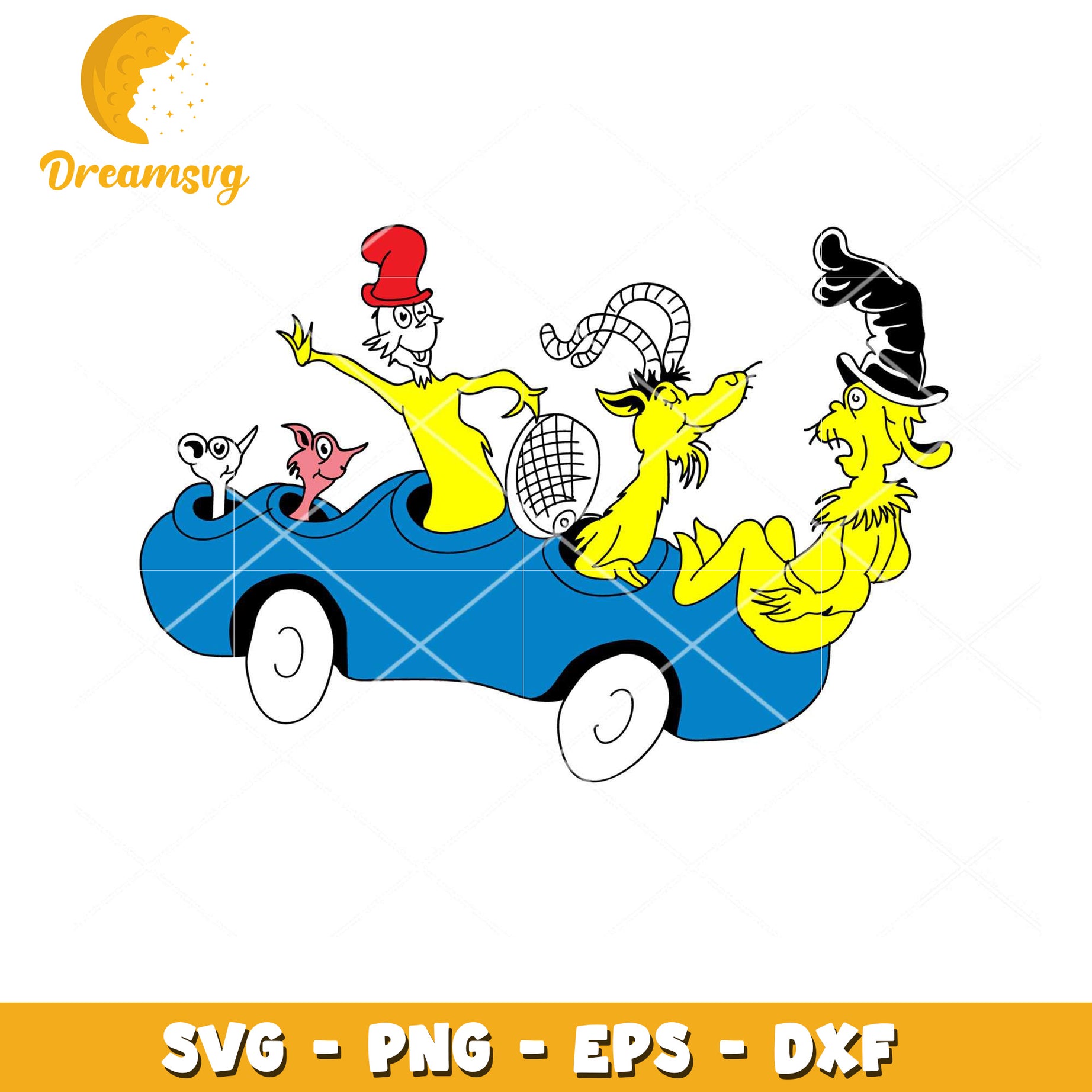 The Sneetches SVG Cut File