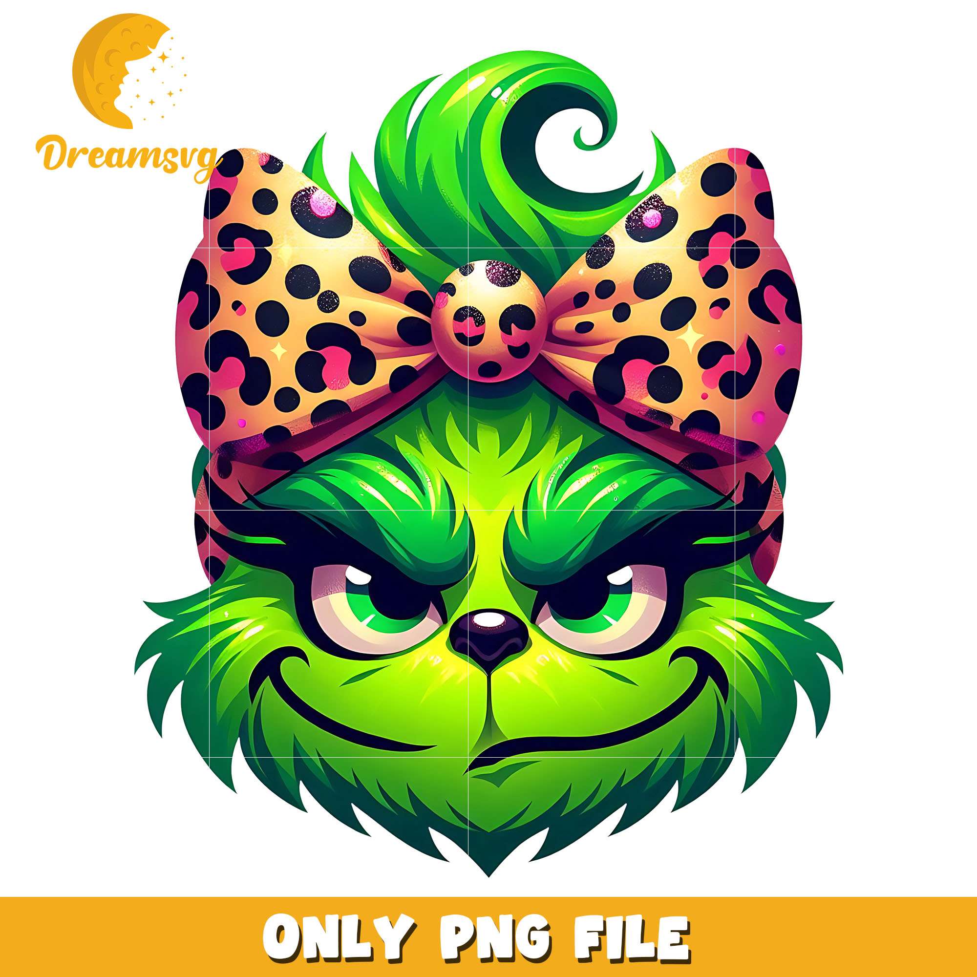 The grinch and parterm bow png, grinch png, christmas png