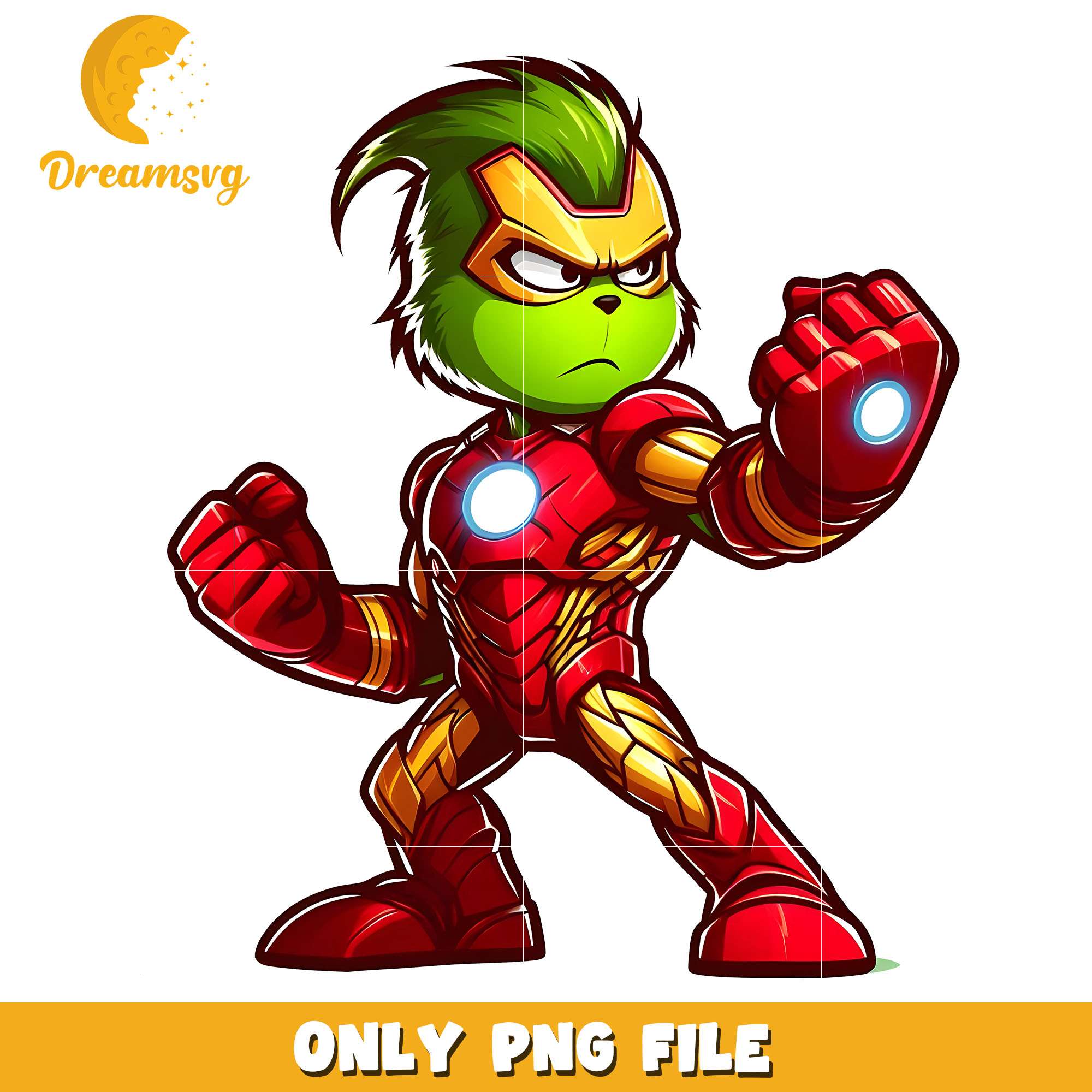The grinch avenger iron man png, dr seuss png, christmas png