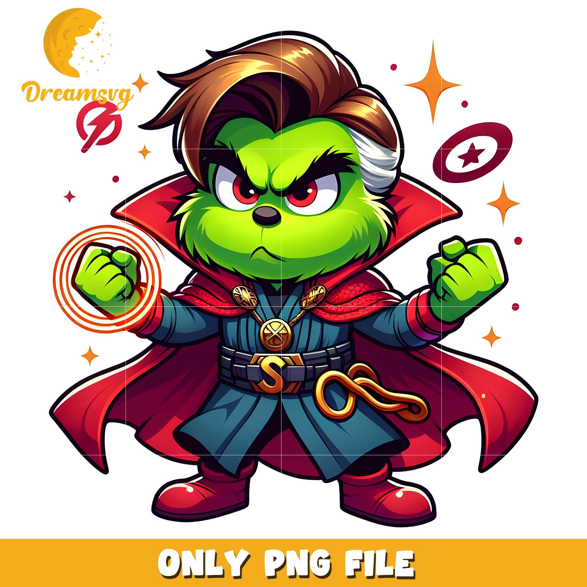 The grinch avengers doctor strange png, avengers png, christmas png