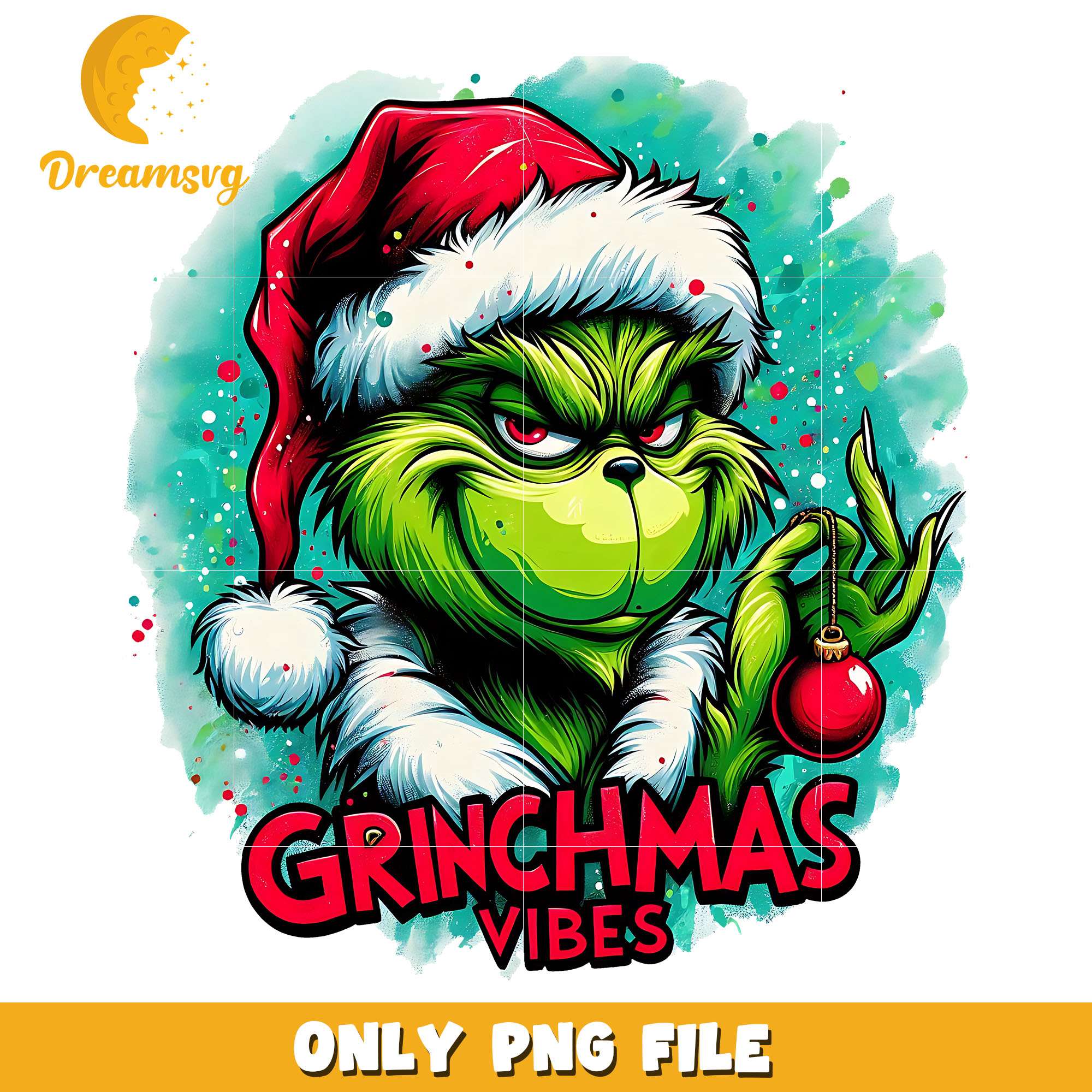 The grinch santa bauble png, grinch png, christmas png