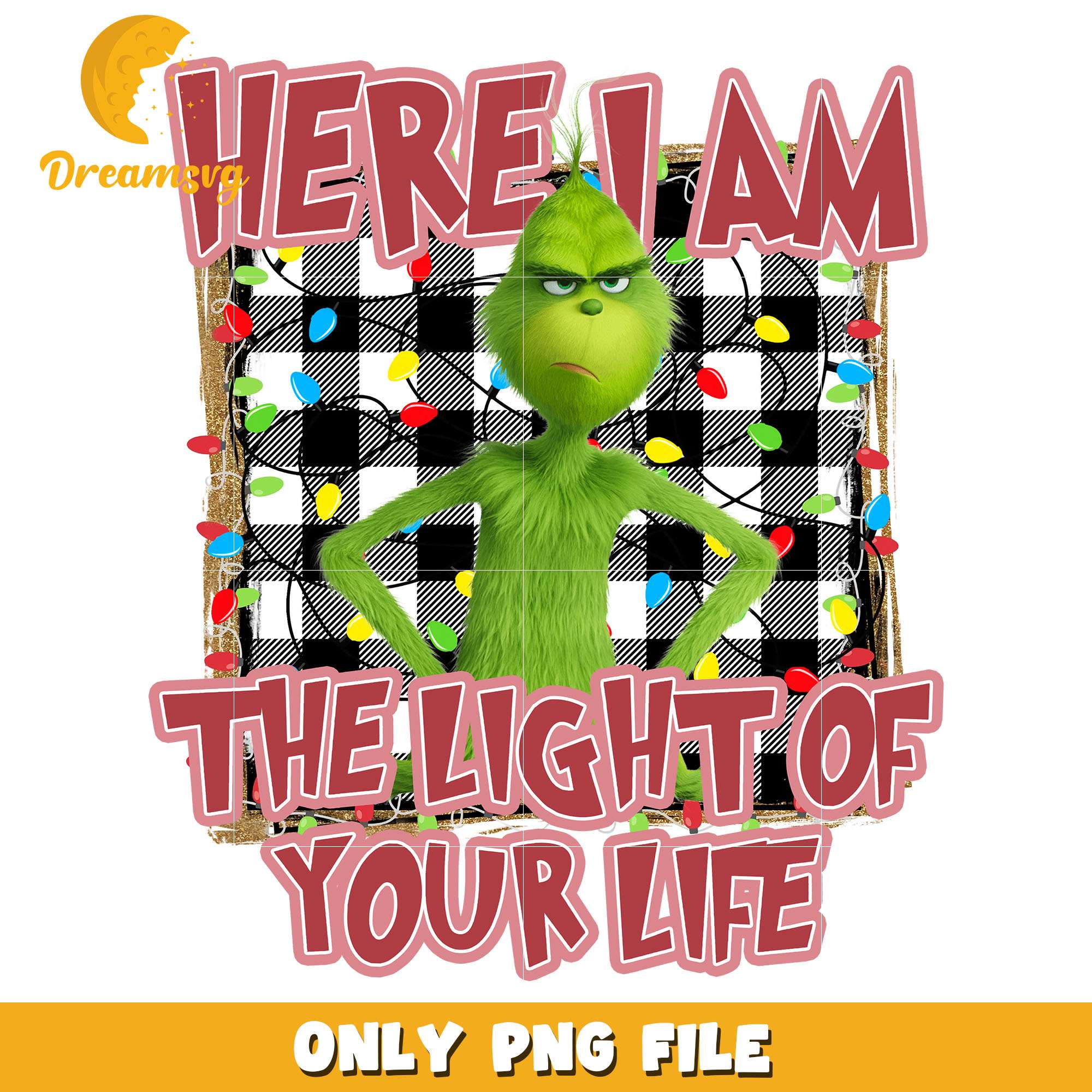 The grinch the light of your life png, grinch png, christmas png