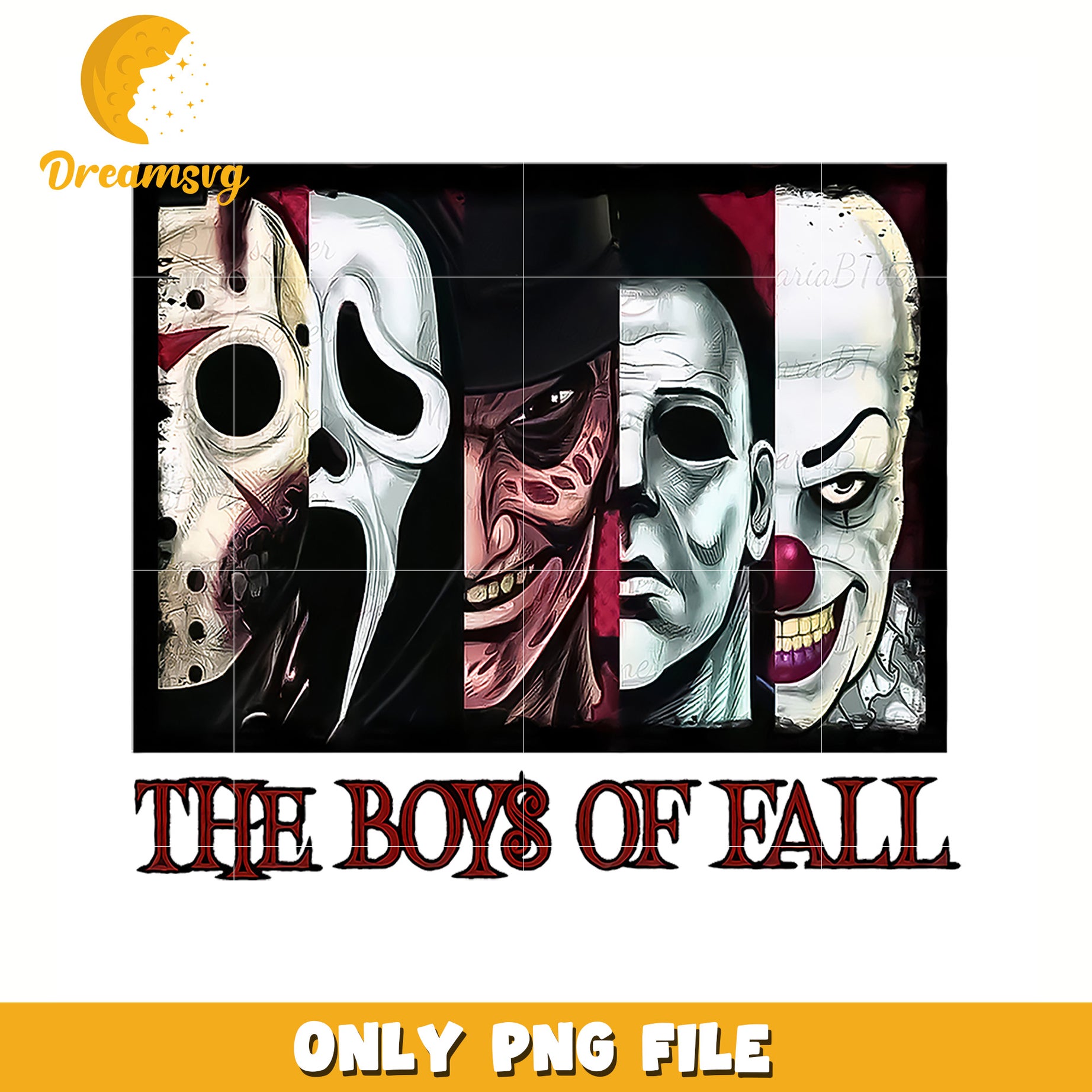 The boys of fall png, halloween png, trick or treat png