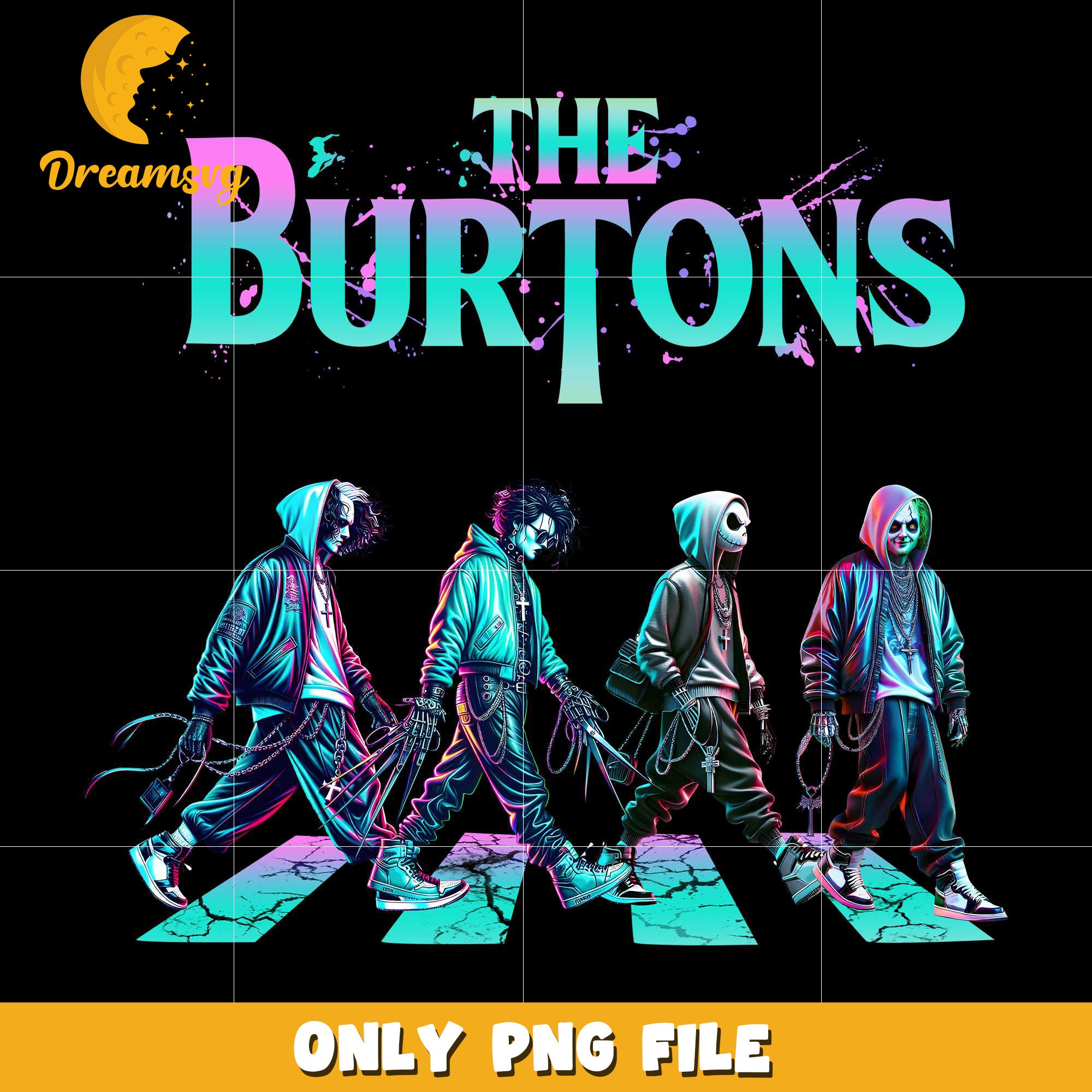 The burtons png, halloween decor​ png, halloween background​​ png