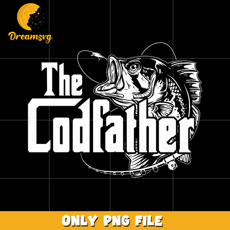 The codfather png, cod fish png, fishing dad png