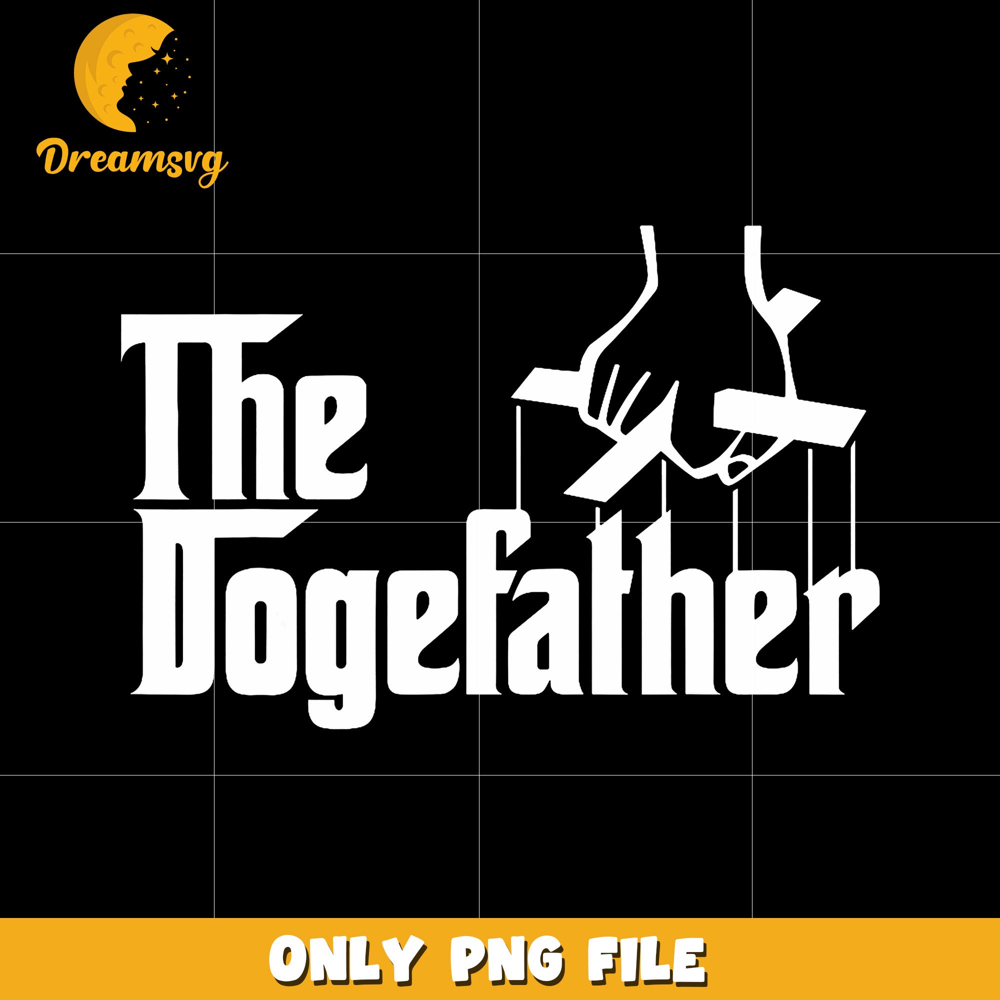 The dogefather png, doge meme png, funny dad png