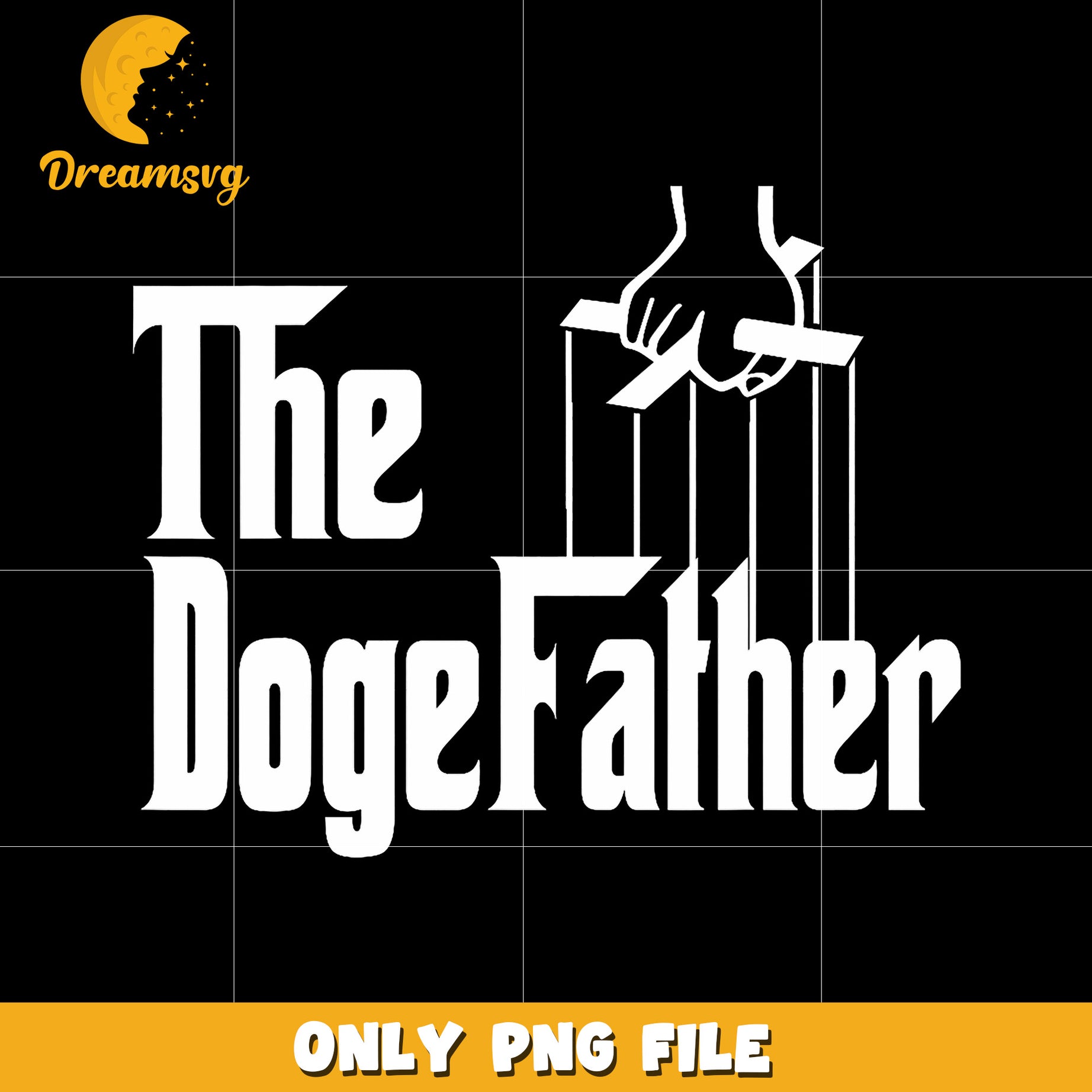 The dogefather png, funny dad design png, doge meme png