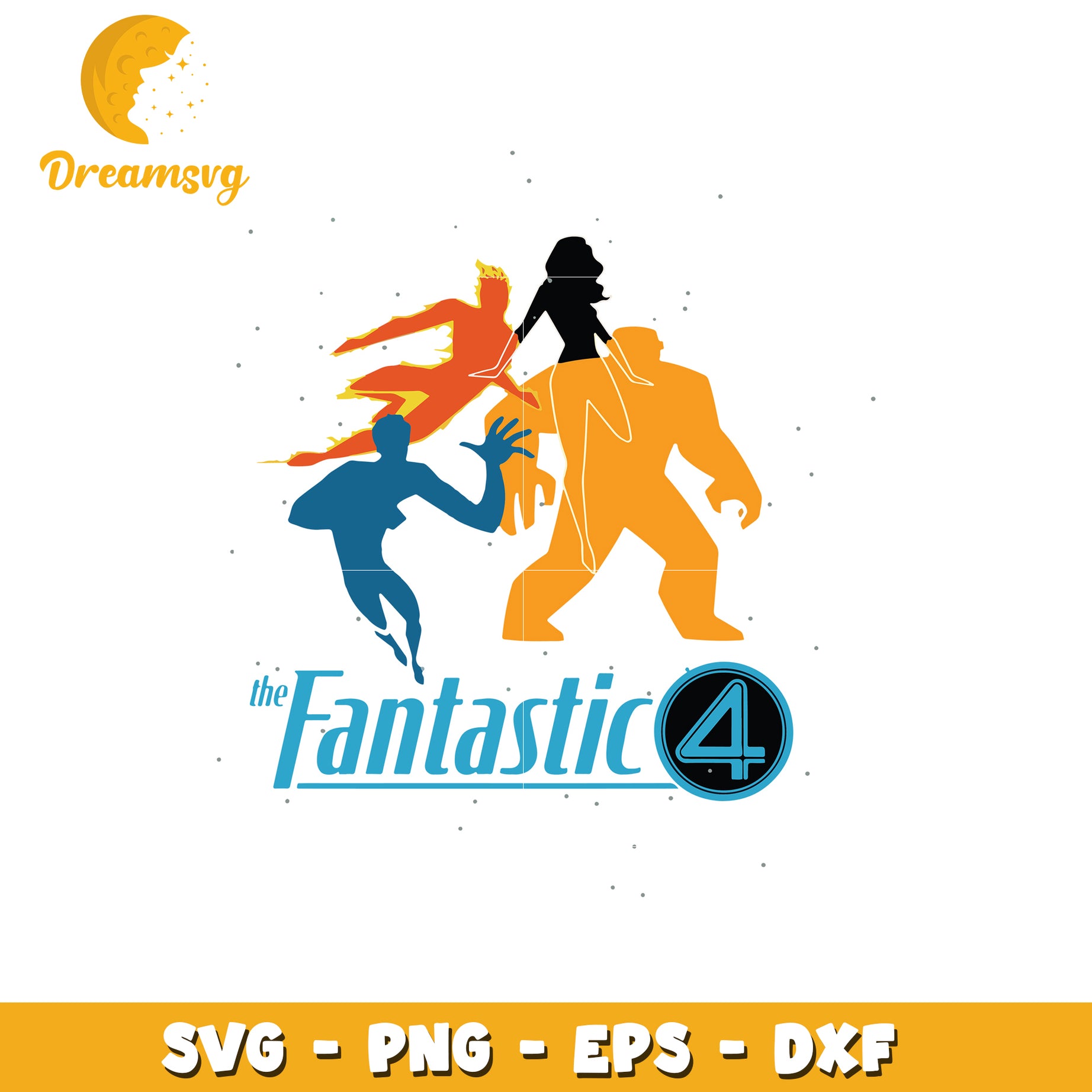 The fantastic 4 svg, funny quotes svg, funny memes svg