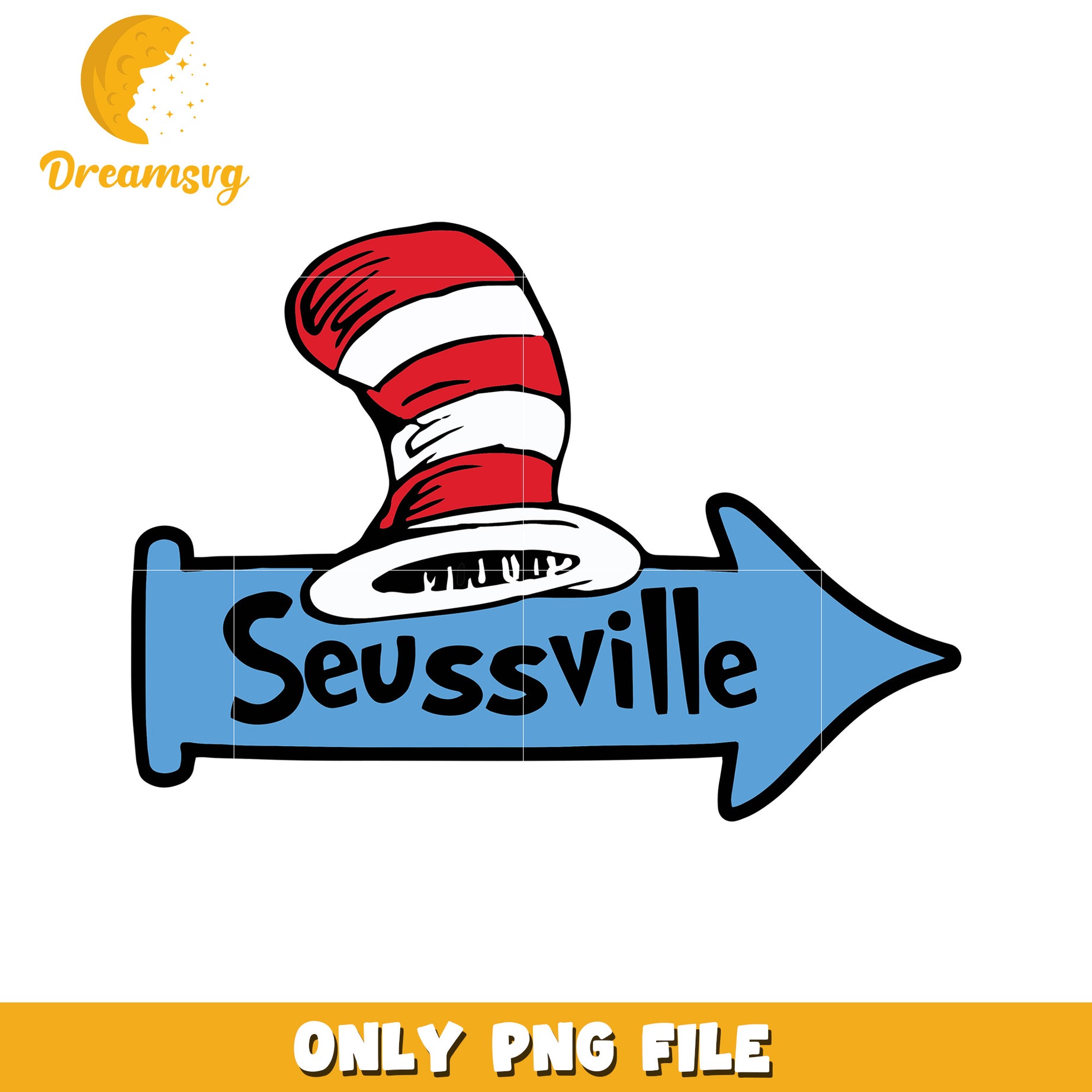 The hat seussville png, the hat png, dr seuss cartoon png