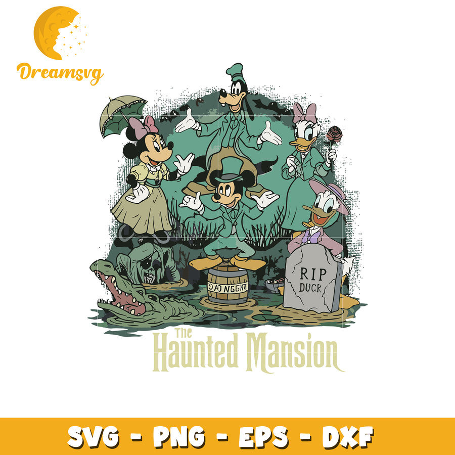 The haunted mansion svg, spooky halloween svg, trick or treat svg