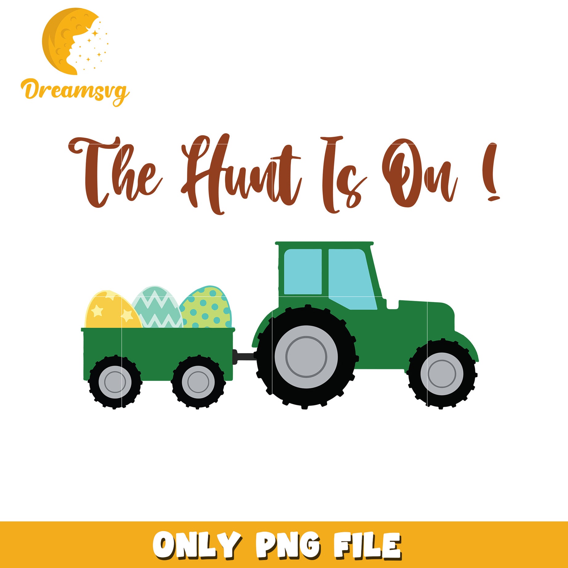 The hunt is on train easter eggs design png, easter eggs png