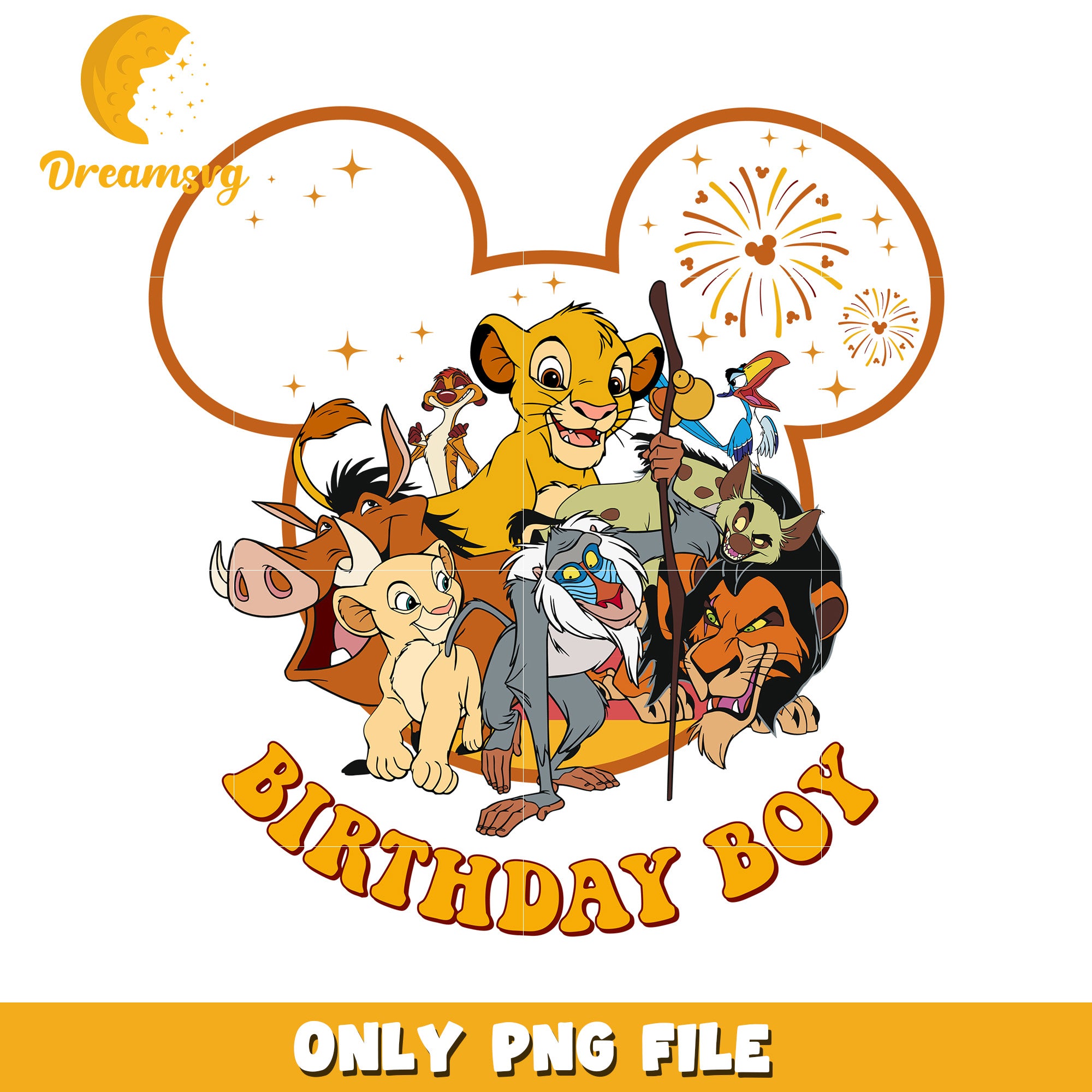 The lion king characters birthday boy png, simba birthday png, disney lion king png